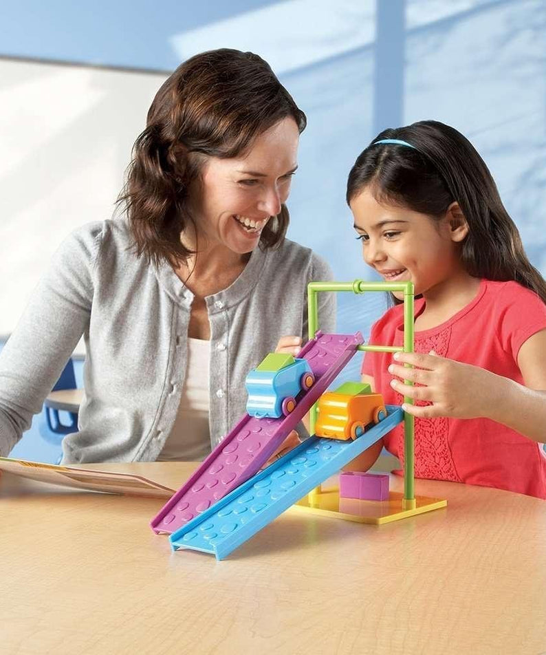 Learning Resources STEM Force and Motion Activity Set, Hands-On Science Kit for Kids, Ages 5+