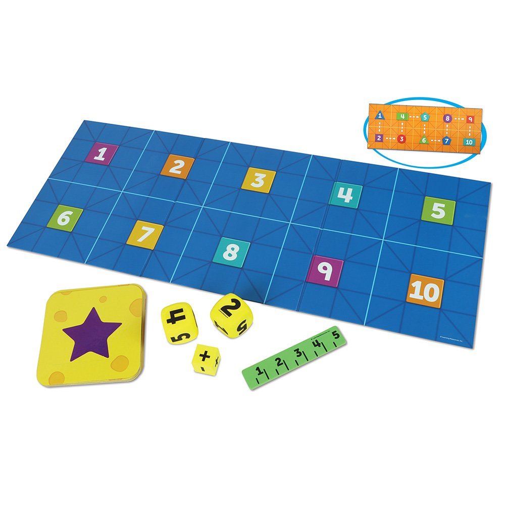 Learning Resources Code & Go Robot Mouse Math Pack, Early Coding and Math Skills for Kids Aged 5+ (Robot Mouse Not Included)