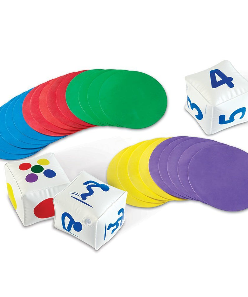 Learning Resources Ready, Set, Move, Classroom Activity Set for Active Learning and Early Skill Development (Ages 4+)