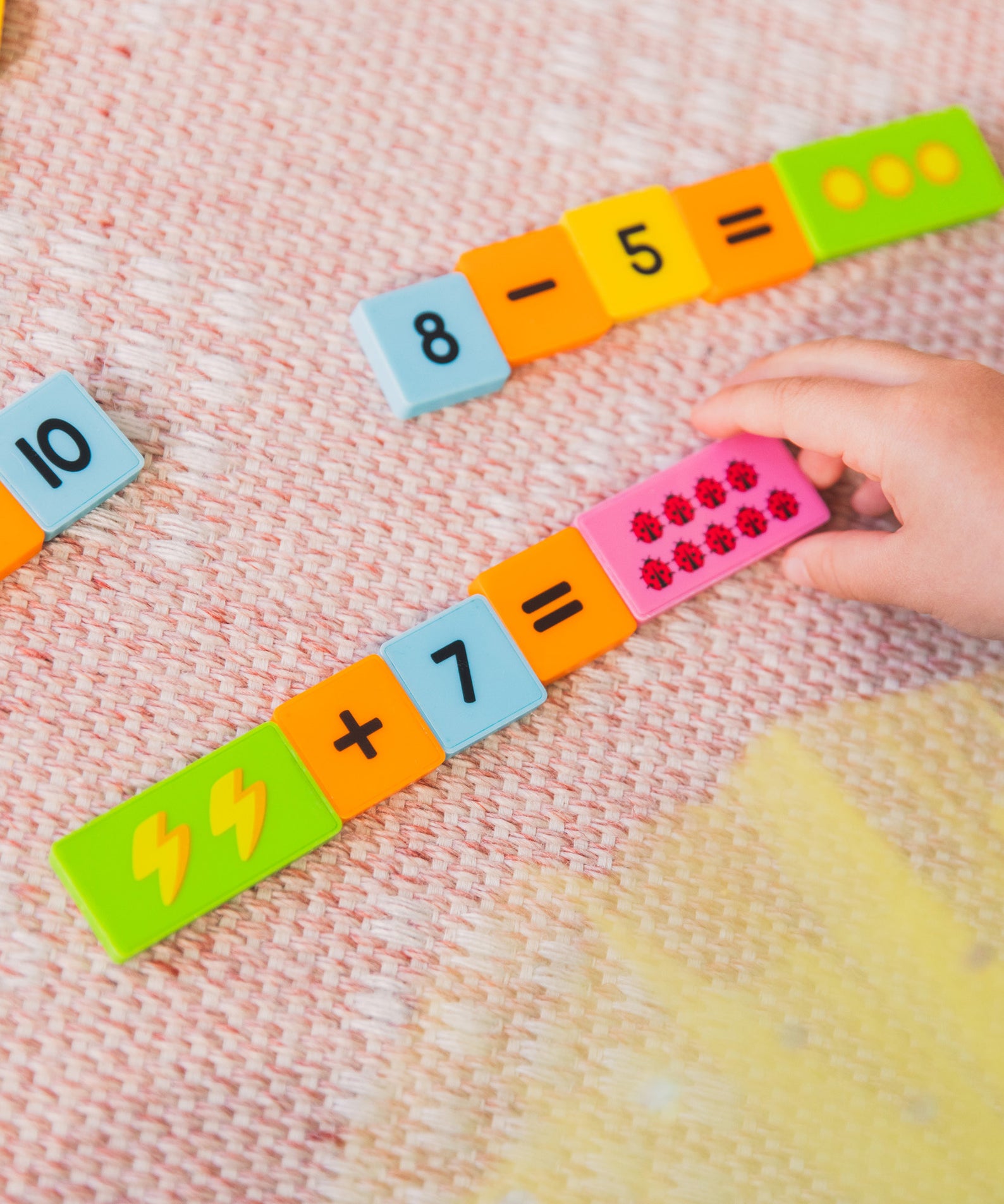 Learning Resources Math Dominoes, Addition and Subtraction Set for Kids, 100 Colourful Dominoes for Counting, Number Recognition, and Early Maths, Ages 3+