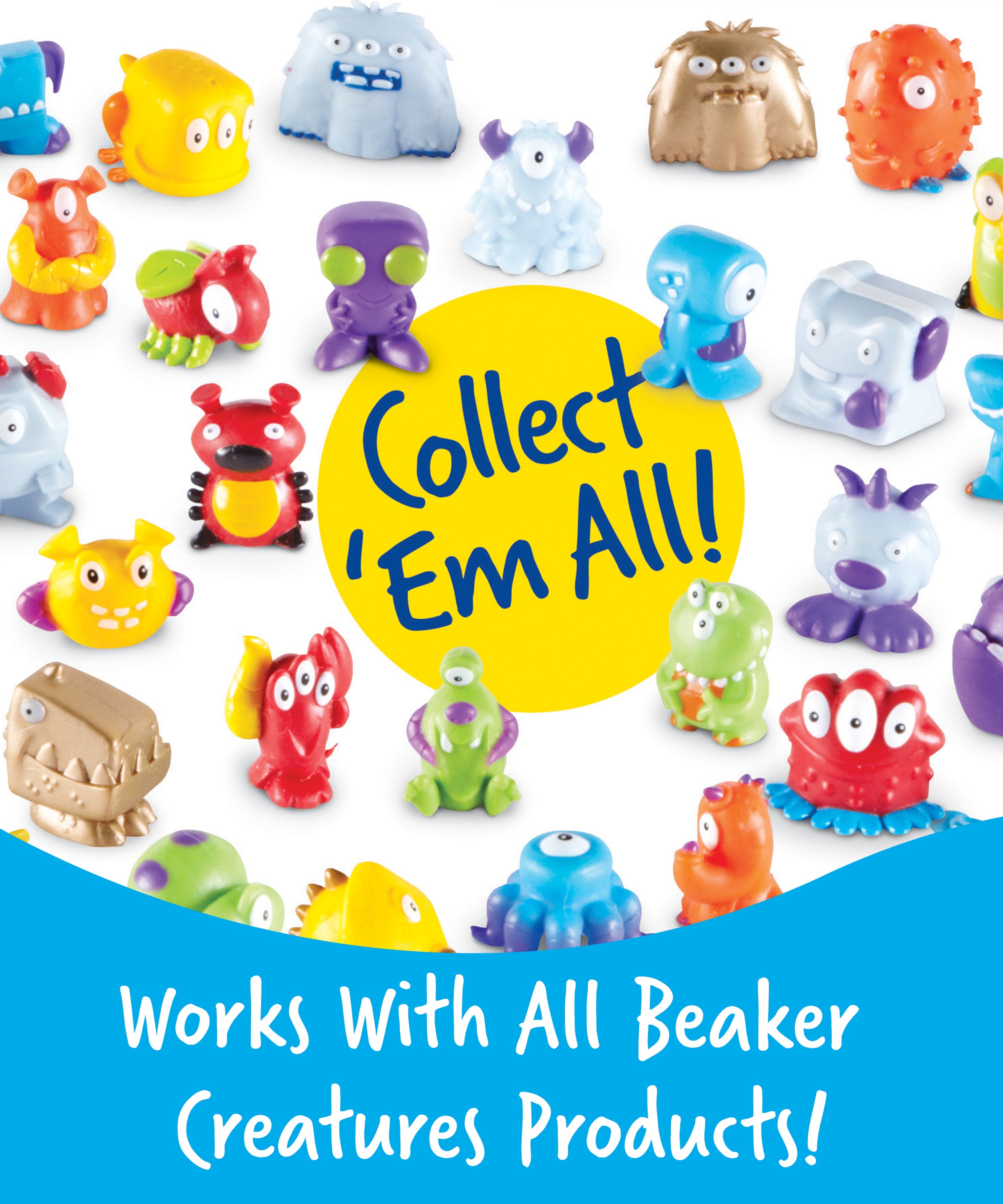 Learning Resources Beaker Creatures Liquid Reactor Super Lab Set, Scientific Exploration and Collectible Surprise Creatures, Ages 5+