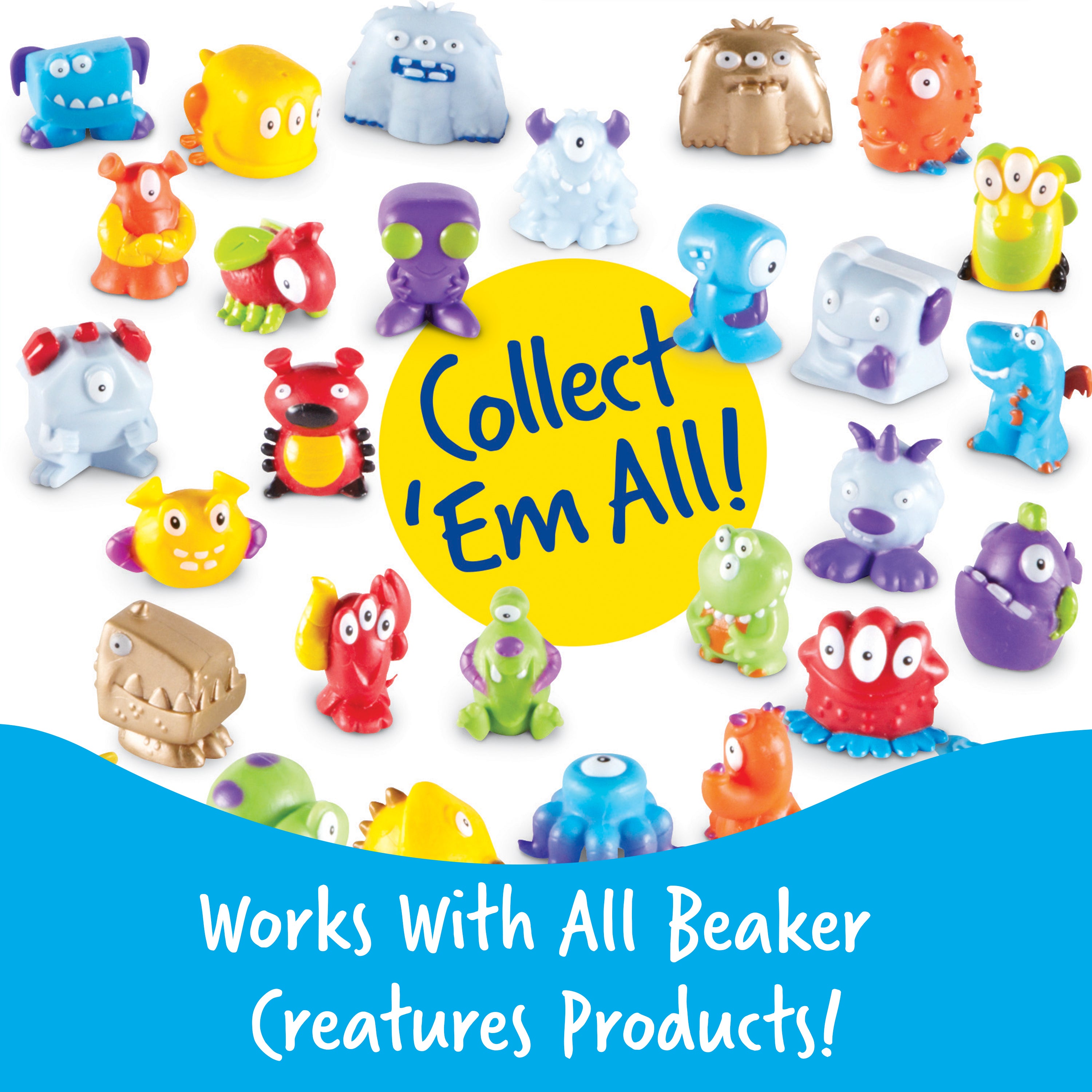 Learning Resources Beaker Creatures Liquid Reactor Super Lab Set, Scientific Exploration and Collectible Surprise Creatures, Ages 5+