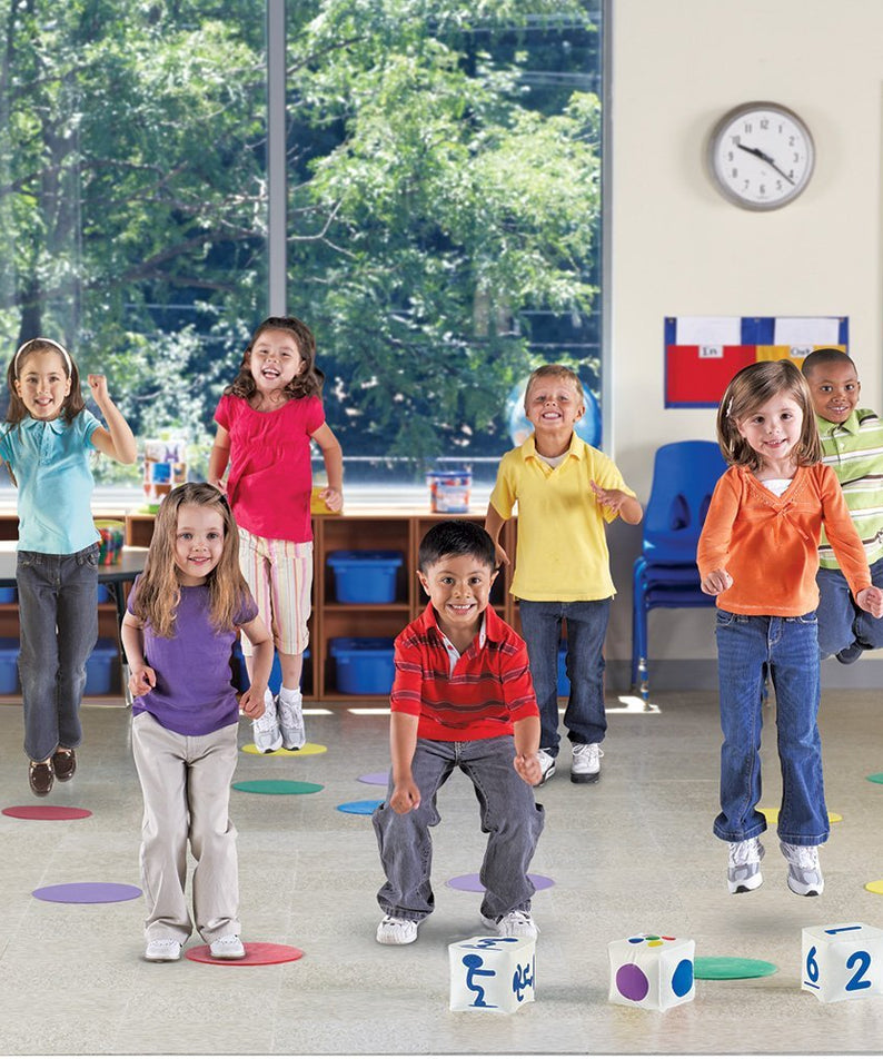 Learning Resources Ready, Set, Move, Classroom Activity Set for Active Learning and Early Skill Development (Ages 4+)