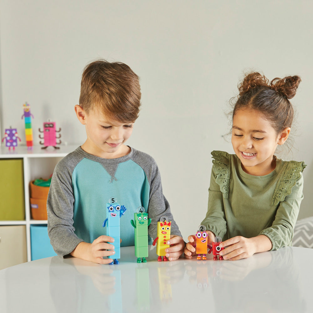 Learning Resources Numberblocks Friends One to Five, Collectible Figures with Posable Arms, Officially Licensed Learning Resources Set