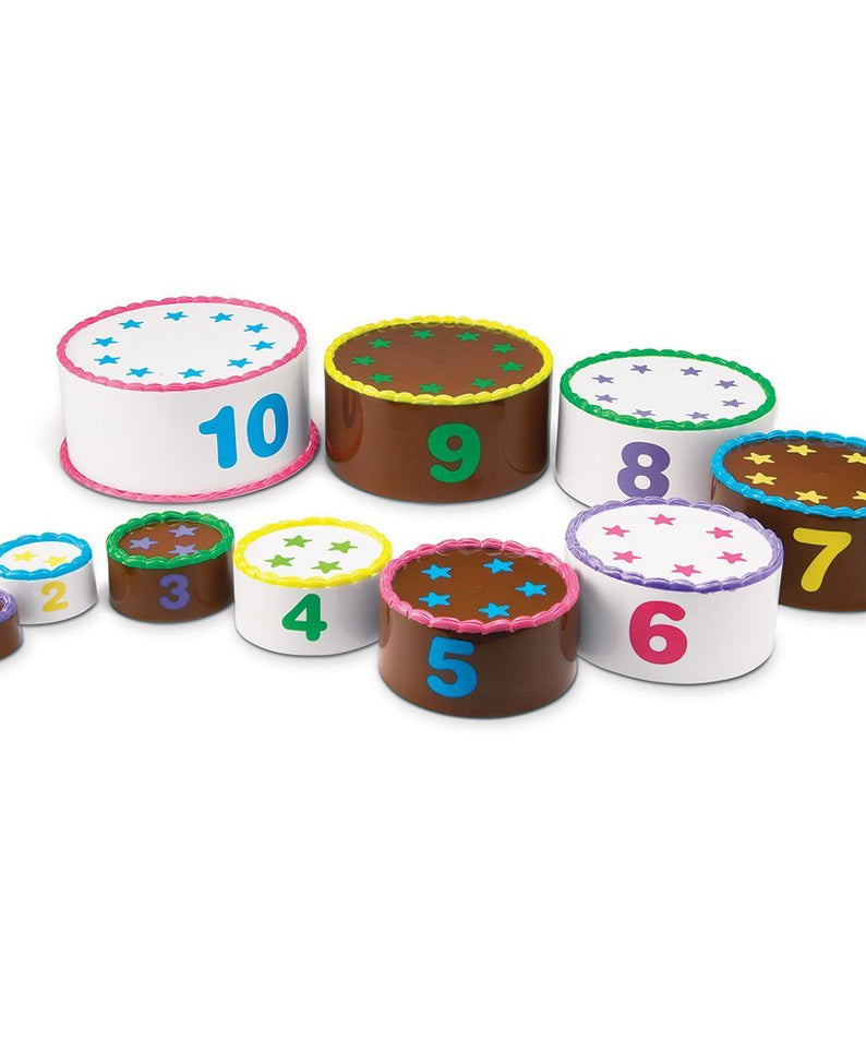 Learning Resources Smart Snacks Stack and Count Layer Cake, Educational Stacking Toy for Early Maths and Motor Skills, Ages 2 Plus