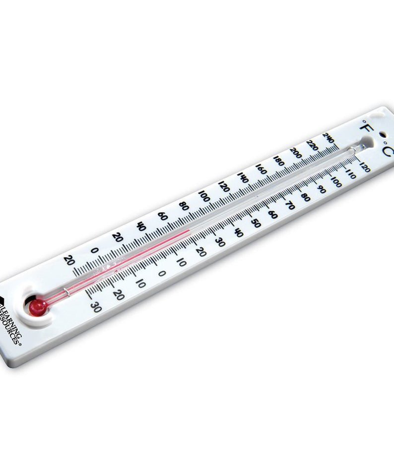 Learning Resources Boiling Point Thermometers, Set of 10 Mercury-Free Science Thermometers, Measures -30°C to 120°C & -22°F to 240°F, Safe for Kids Ages 8+