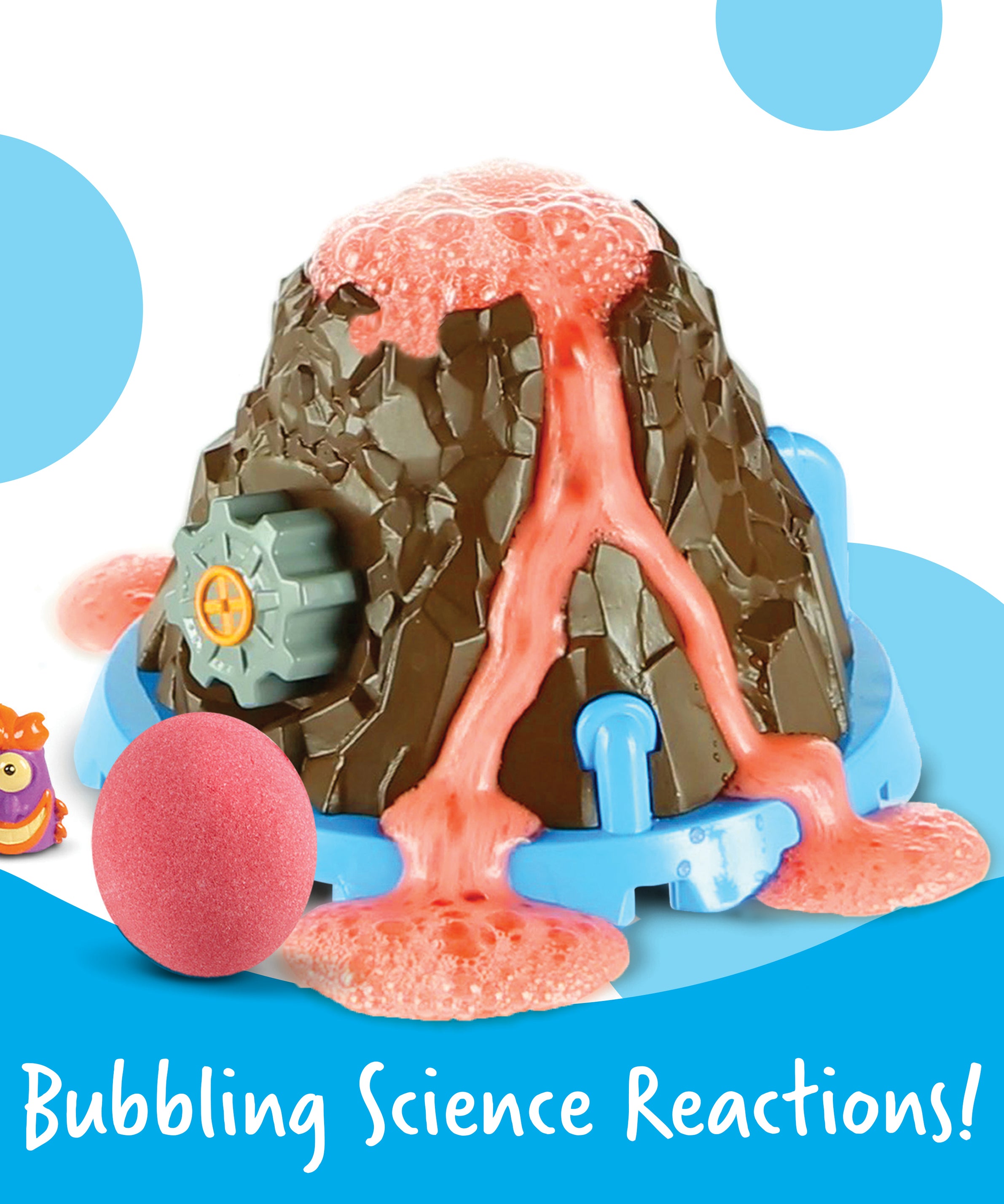 Learning Resources Beaker Creatures Bubbling Volcano Reactor, Science Experiment Kit with Surprise Creature and Activities, Ages 5 Plus