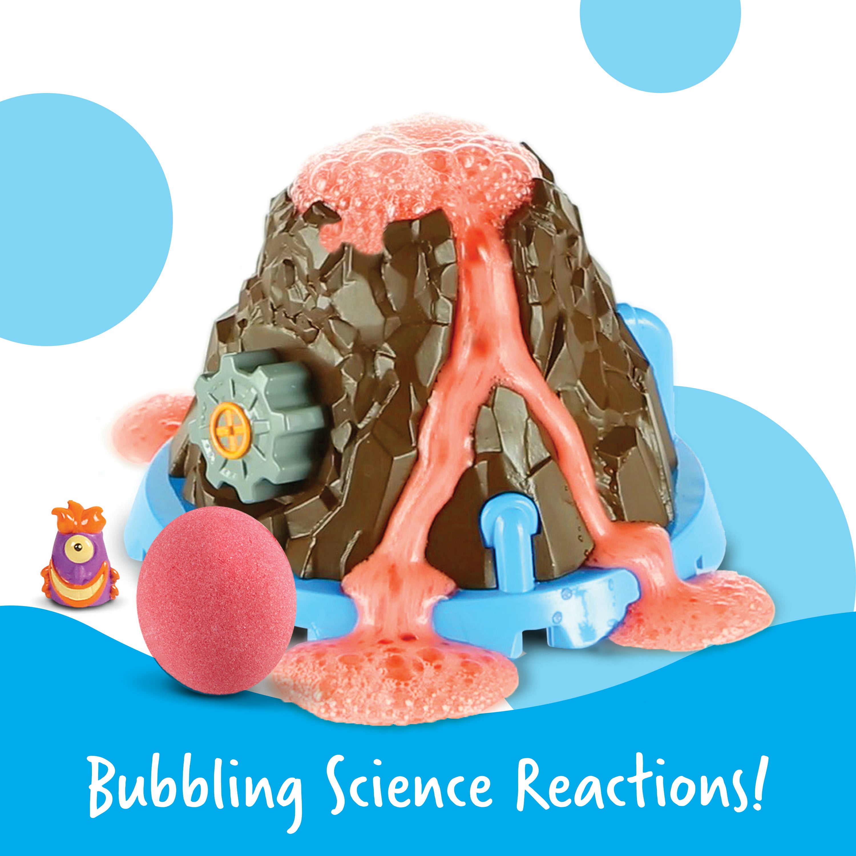 Learning Resources Beaker Creatures Bubbling Volcano Reactor, Science Experiment Kit with Surprise Creature and Activities, Ages 5 Plus
