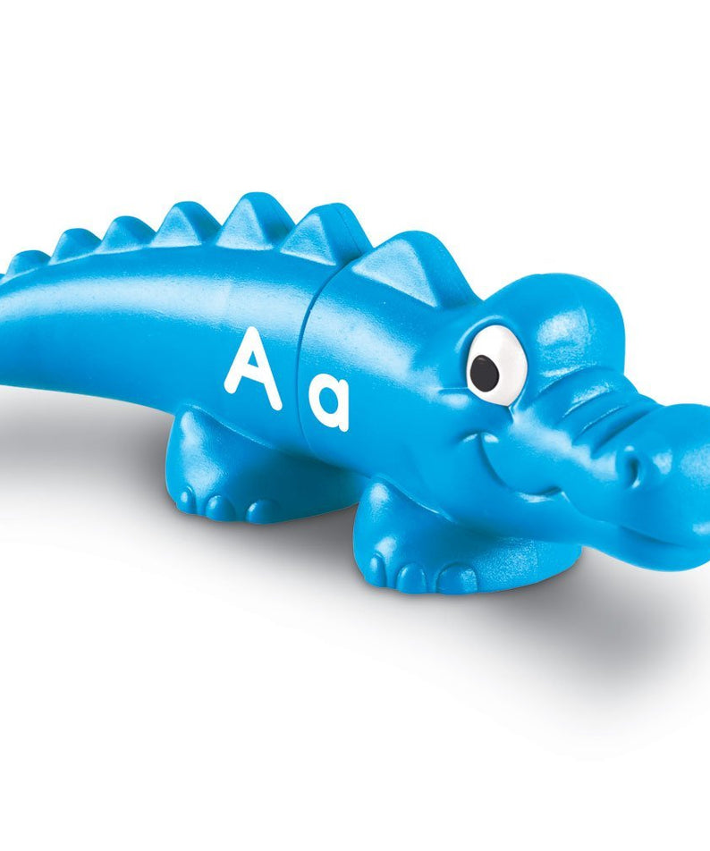 Learning Resources Snap-n-Learn Alphabet Gators, Uppercase and Lowercase Matching Toy, Fine Motor Skills and Letter Recognition, Ages 2+