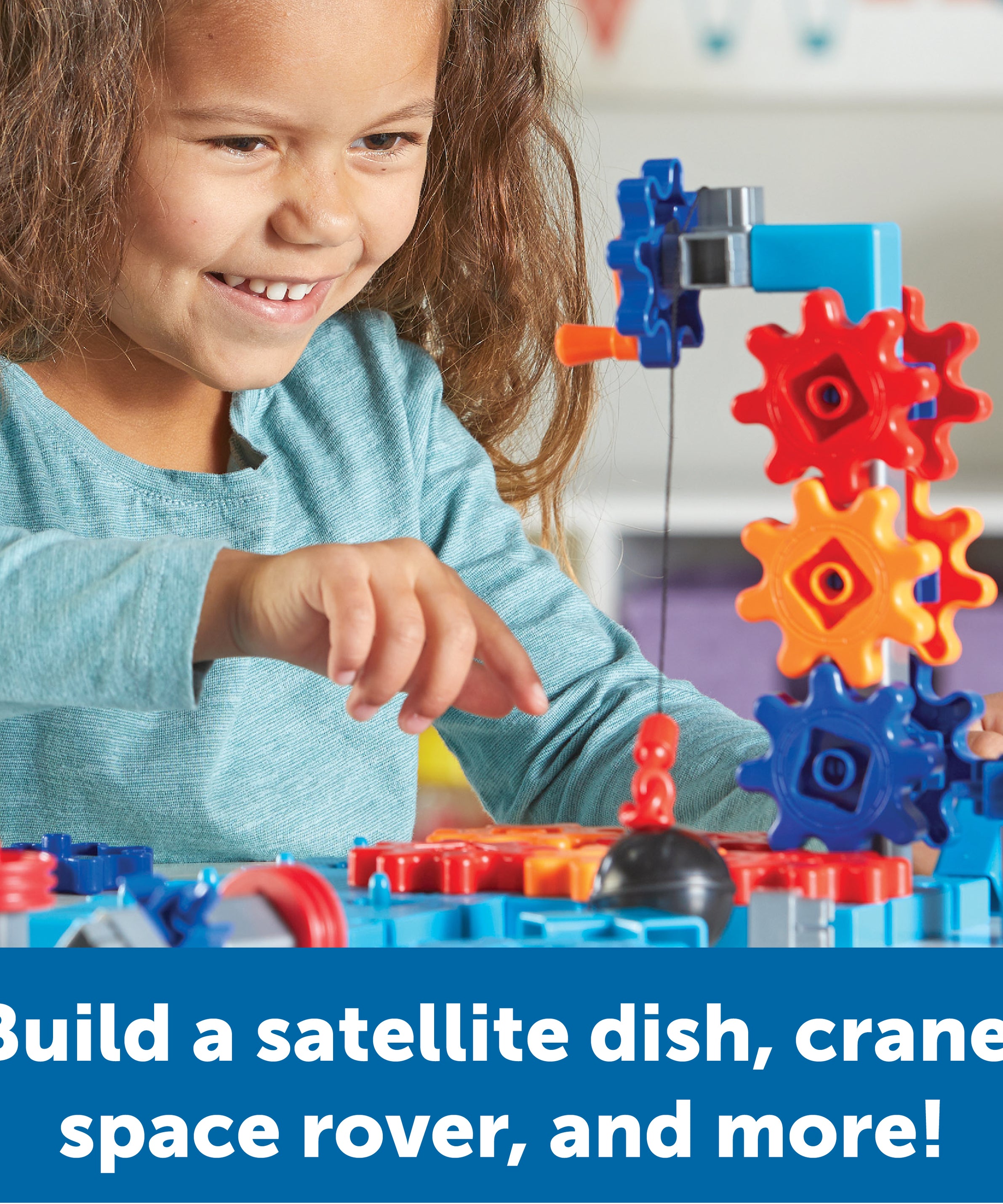 Learning Resources STEM Explorers Machine Makers, 50-Piece STEM Building Kit for Kids, Engineering Toys, Build-Your-Own Machines, Ages 5+, Includes Activity Cards