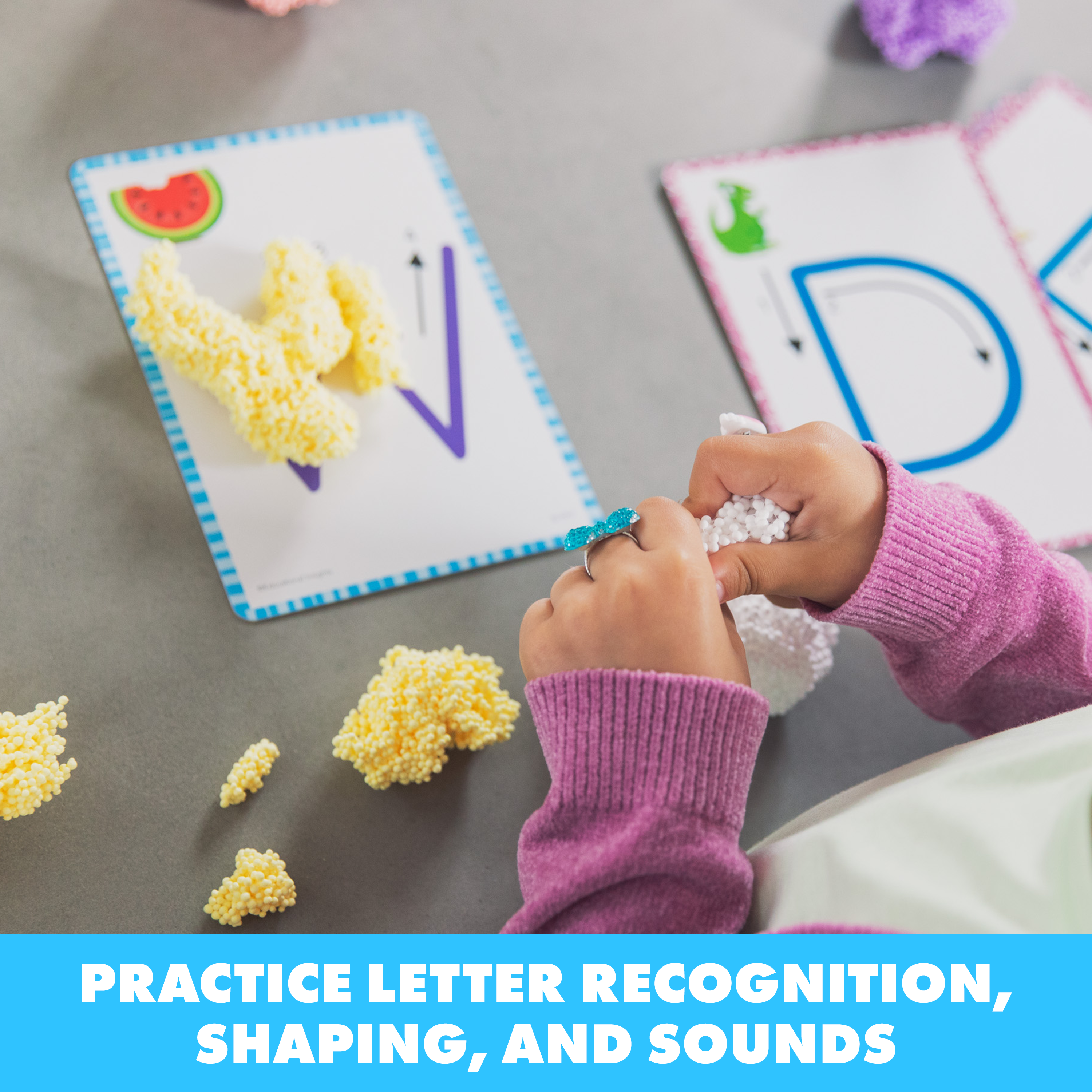 Learning Resources Playfoam Shape & Learn Alphabet Set, Sensory Play and Early Letter Recognition, Mess-Free and Never Dries Out, Learning Resources