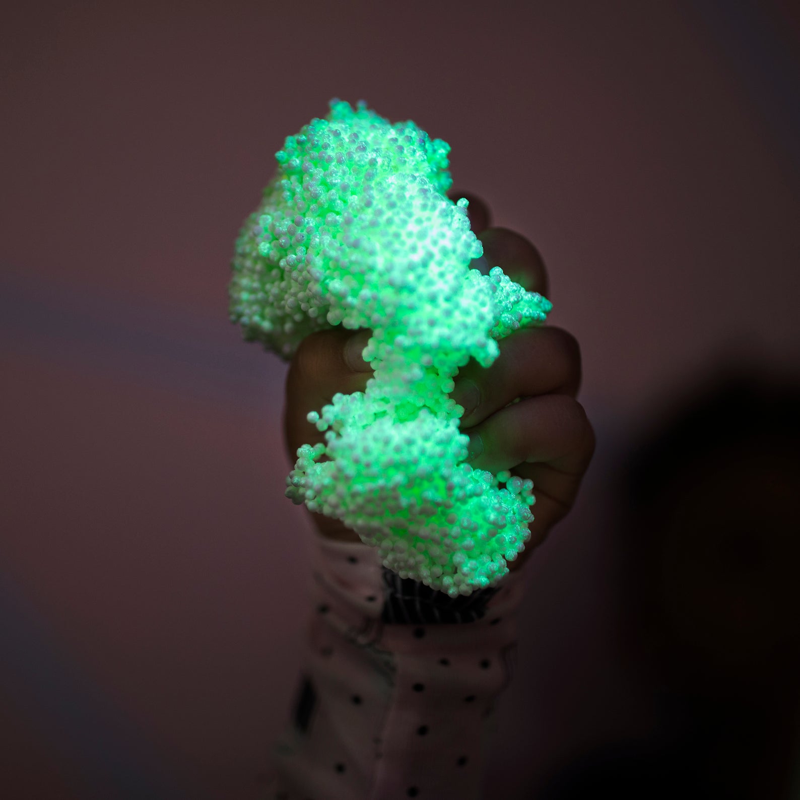 Learning Resources Playfoam Glow-in-the-Dark 4-Pack, Mess-Free Sensory Play Foam, Never Dries Out, Glows in the Dark for Creative Fun
