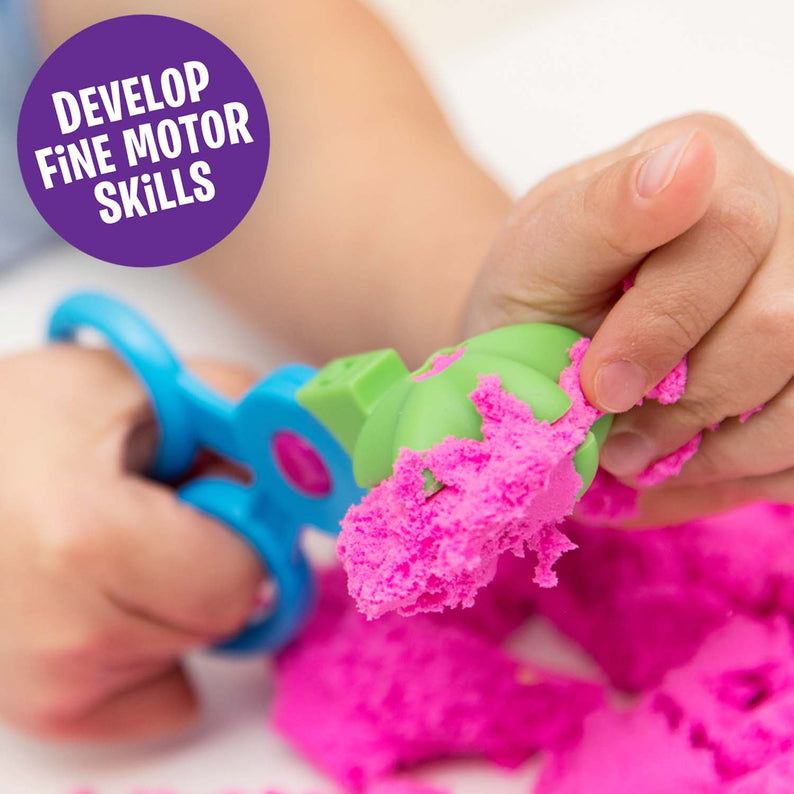 Learning Resources Playfoam Sand Sensory Set, Fine Motor Skill Development and Tactile Play, Never Dries Out, Includes Sensory Bin, Tools, and Playfoam Sand