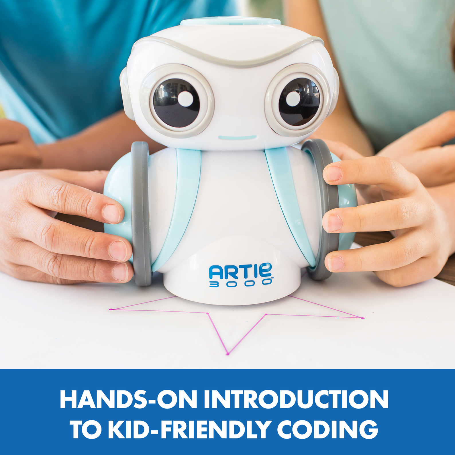 Learning Resources Artie 3000 The Coding Robot, Creative Coding for Kids with Draw & Design Capabilities (Tablet/Computer Required)