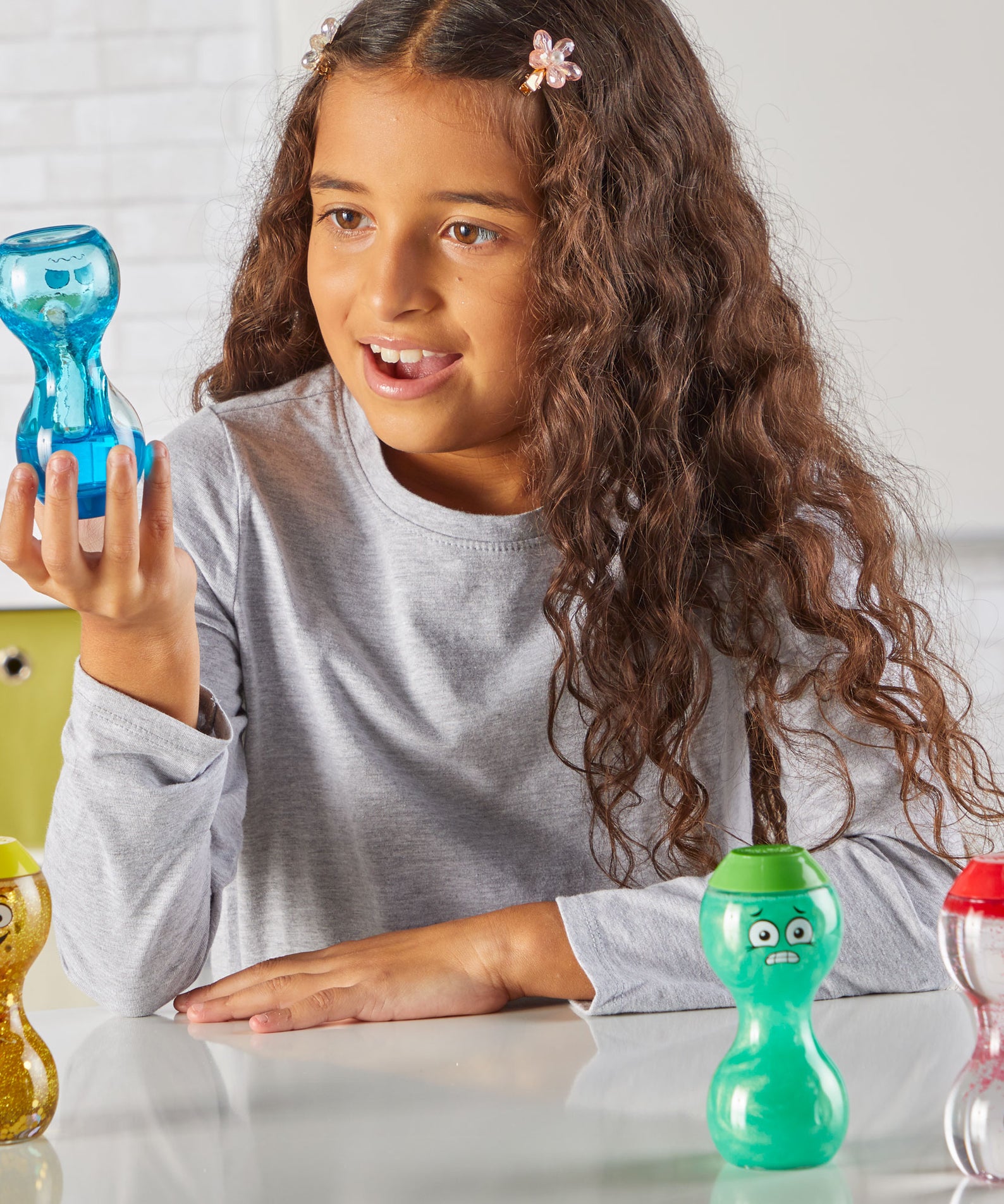 Learning Resources Express Your Feelings Sensory Bottles, Set of 4 Calming Emotional Regulation Toys, Ages 3+