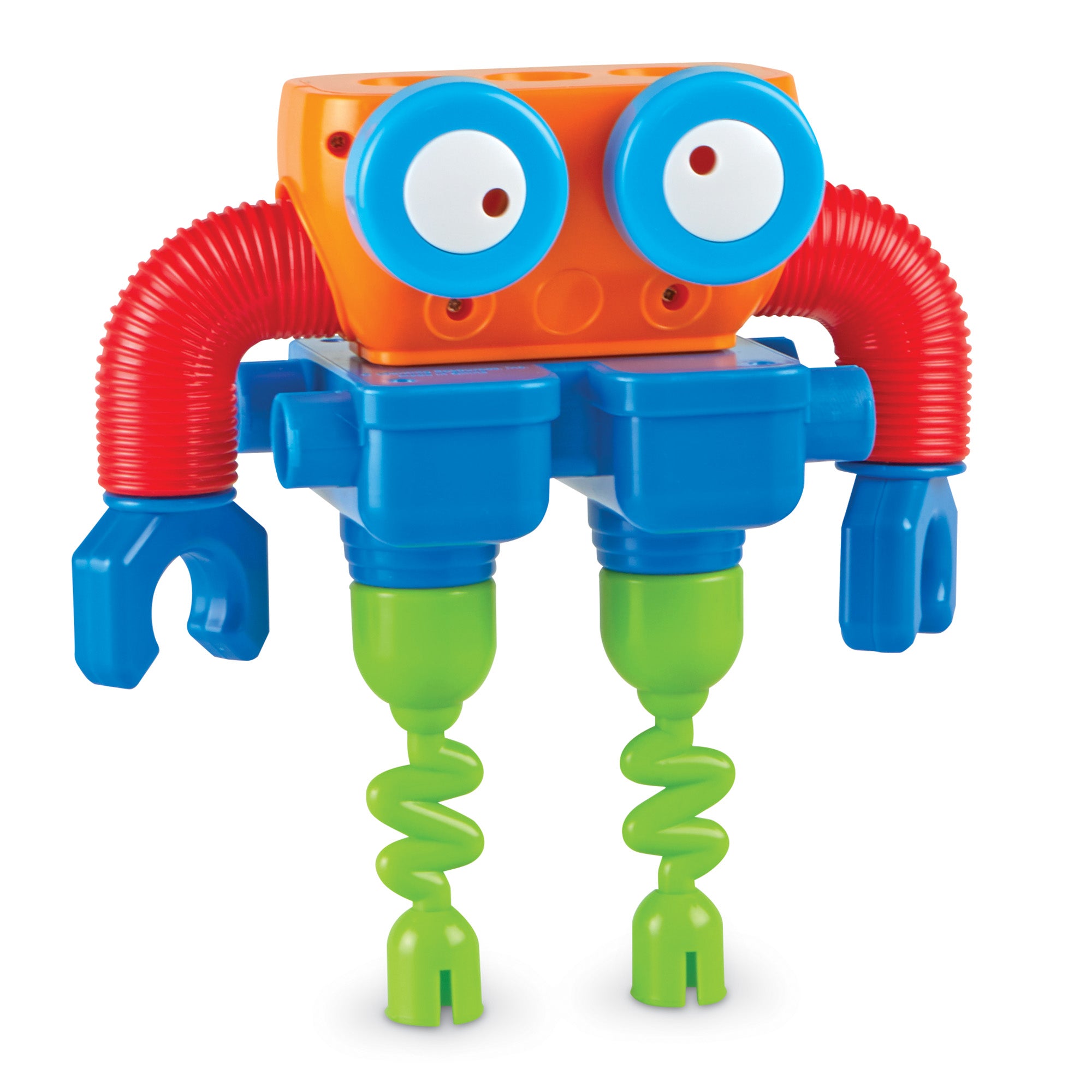 Learning Resources 1-2-3 Build It! Robot Factory, STEM Building Toy for Kids, Mix-and-Match Robot Pieces, Ages 2+