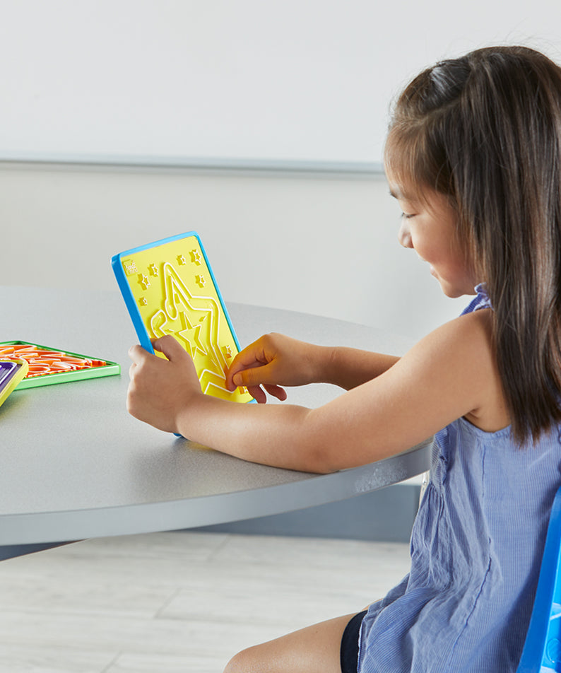 Learning Resources Mindful Maze Set for Kids, Hands-On Breathing Boards for Mindfulness and Emotional Regulation, Set of 3 Double-Sided Tactile Boards, Social Emotional Learning Tools for Ages 3+