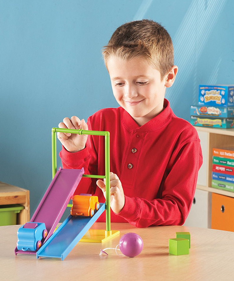 Learning Resources STEM Force and Motion Activity Set, Hands-On Science Kit for Kids, Ages 5+