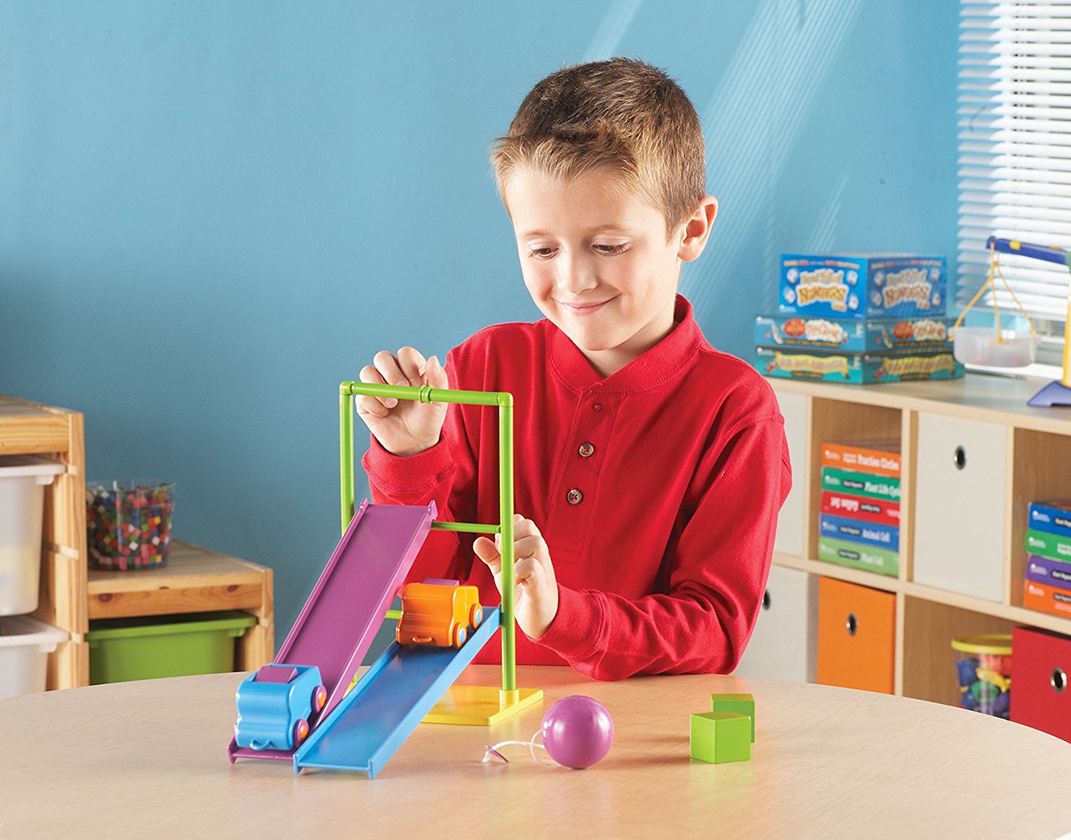 Learning Resources STEM Force and Motion Activity Set, Hands-On Science Kit for Kids, Ages 5+