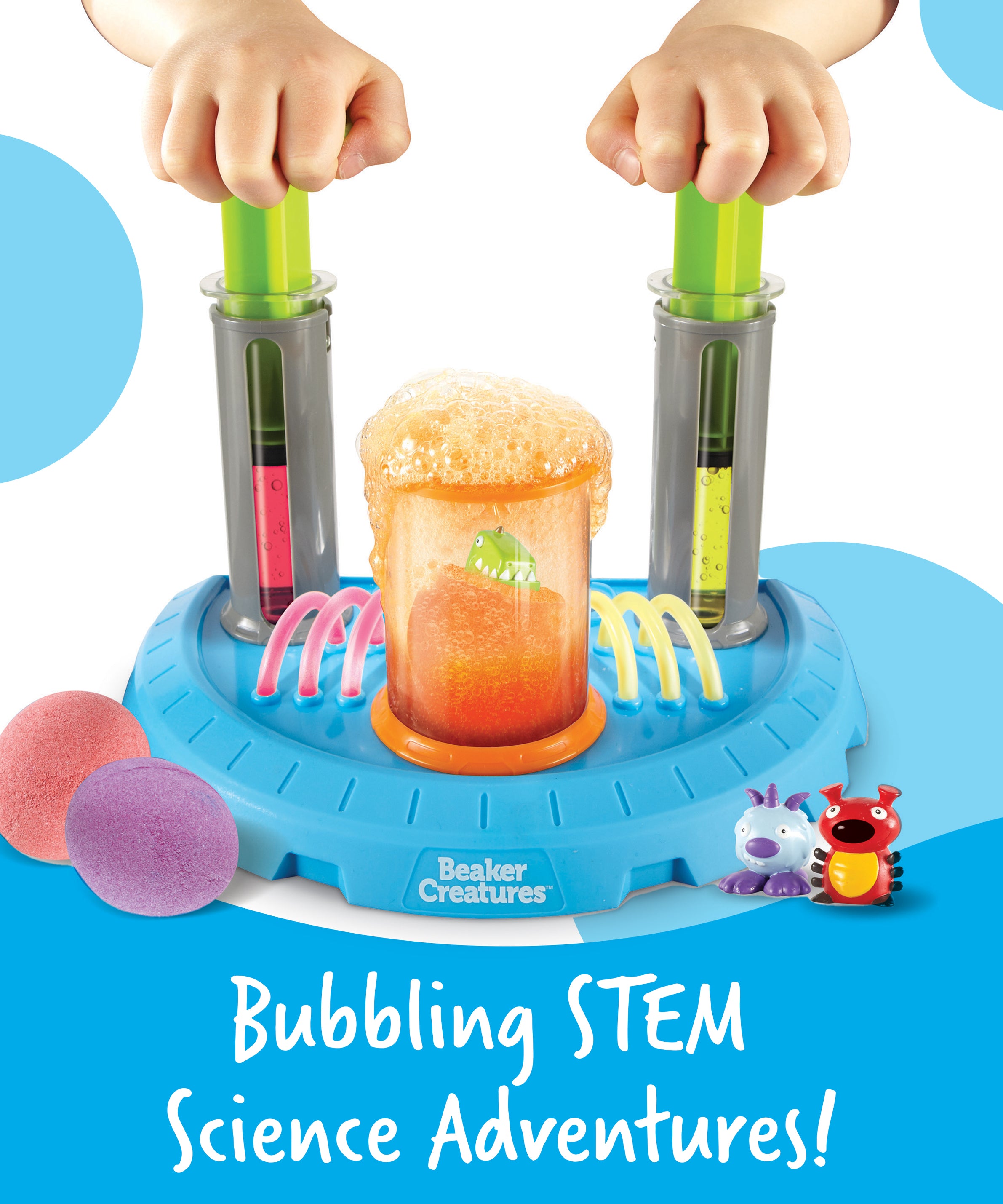 Learning Resources Beaker Creatures Liquid Reactor Super Lab Set, Scientific Exploration and Collectible Surprise Creatures, Ages 5+