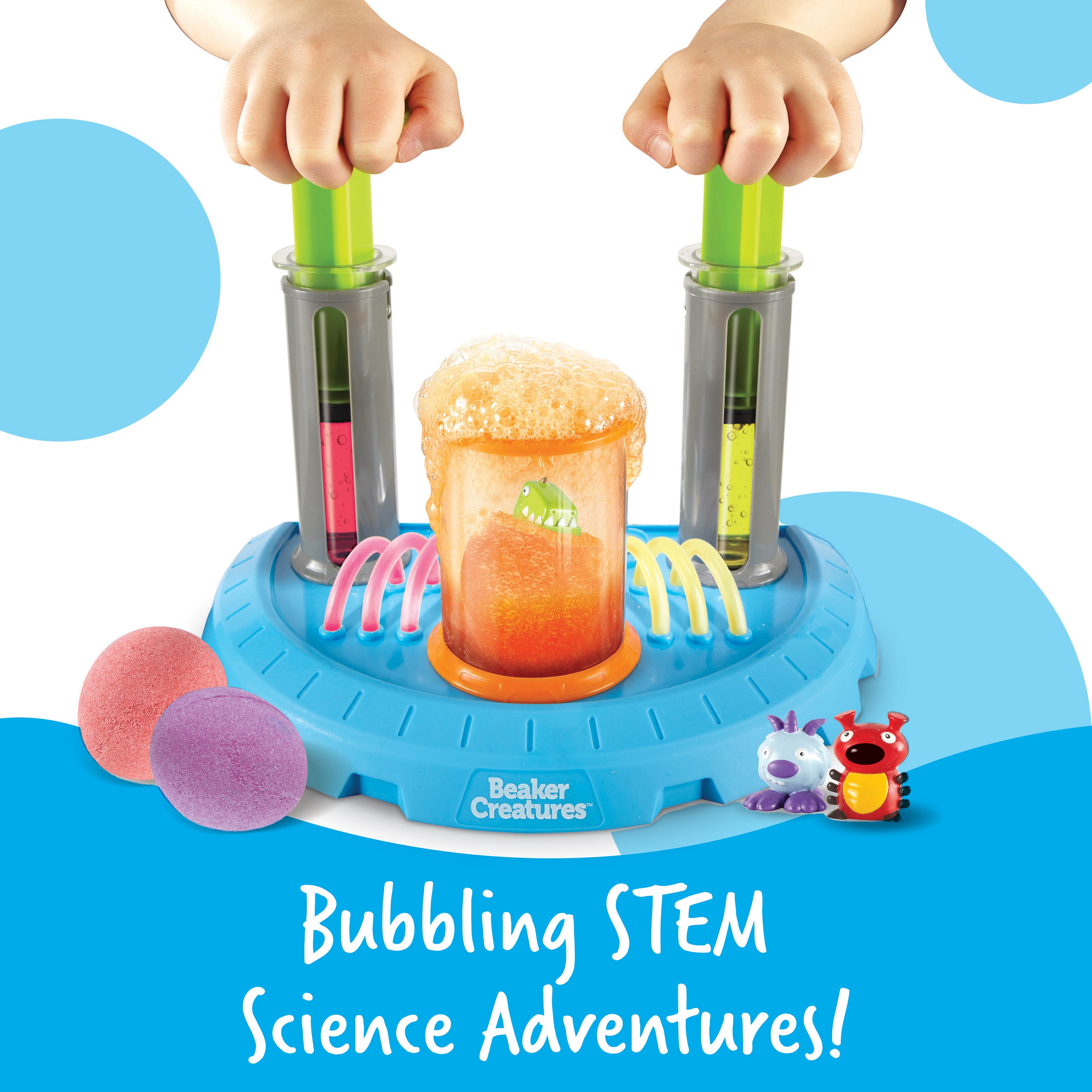 Learning Resources Beaker Creatures Liquid Reactor Super Lab Set, Scientific Exploration and Collectible Surprise Creatures, Ages 5+
