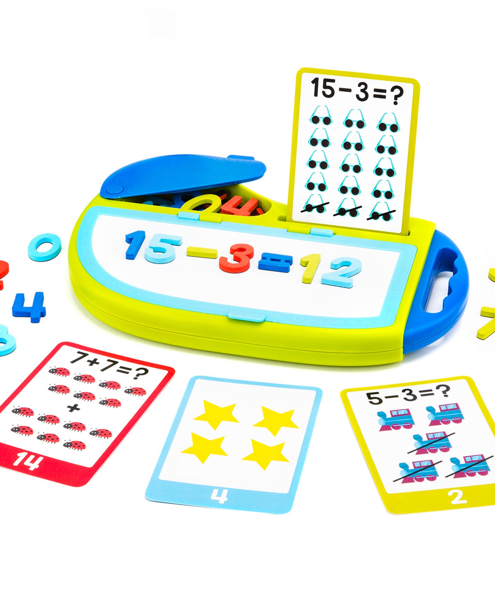 Learning Resources MathMagnets Go! Counting, Magnetic Maths Learning Set for Kids, Includes 42 Magnets & 30 Activity Cards, Ages 4+