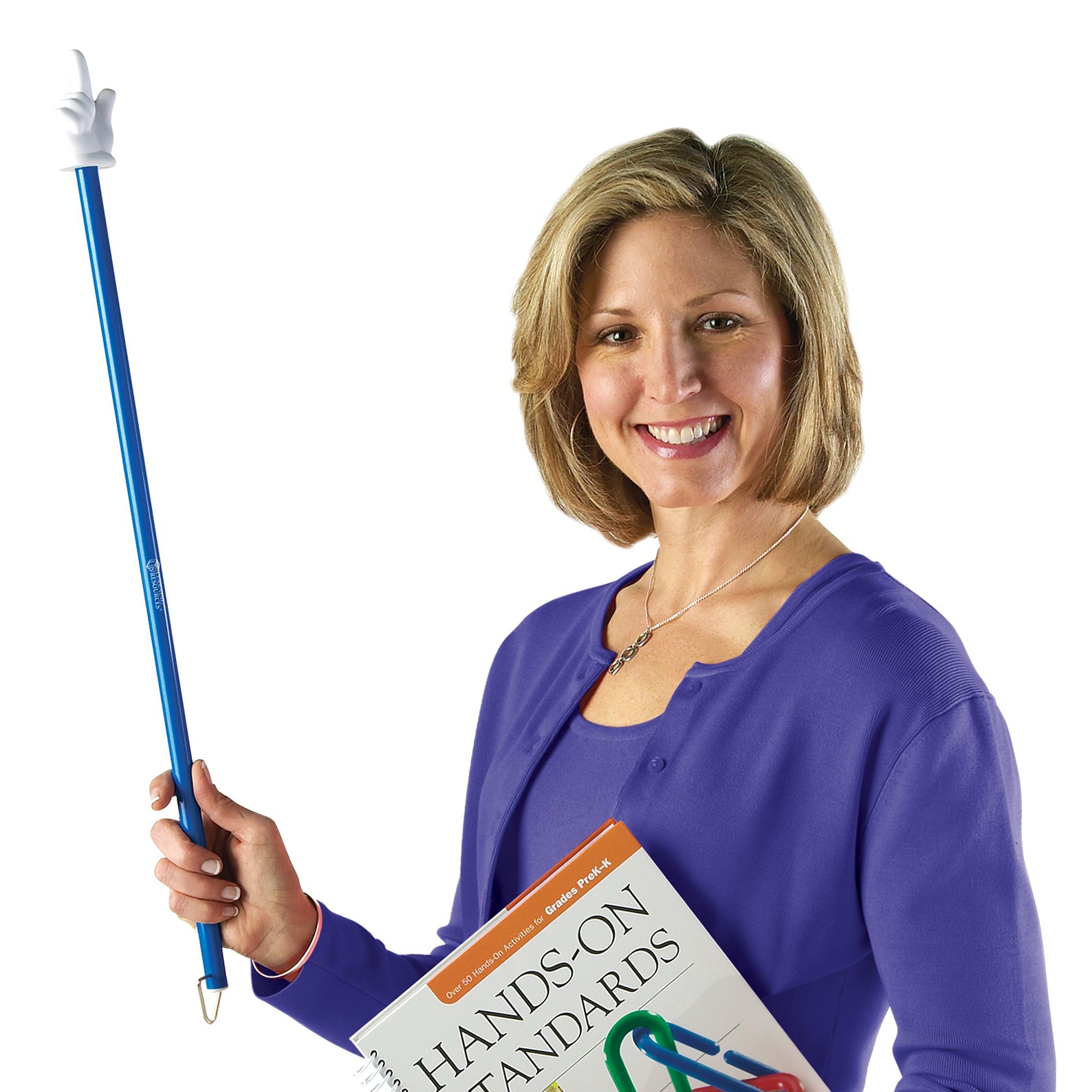 Learning Resources Hand Pointers Set of 3 Extra Long 24 Inch Classroom Pointers for Kids Ages 3 Plus