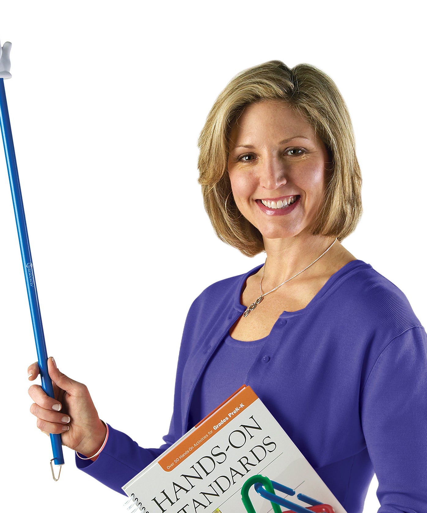 Learning Resources Hand Pointers Set of 3 Extra Long 24 Inch Classroom Pointers for Kids Ages 3 Plus