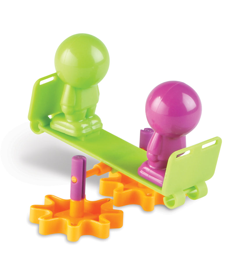 Learning Resources Playground Engineering & Design STEM Set, 104 Pieces, Hands-On STEM Toys for Kids, Includes Challenge Cards and Multilingual Activity Guide, Ages 5+