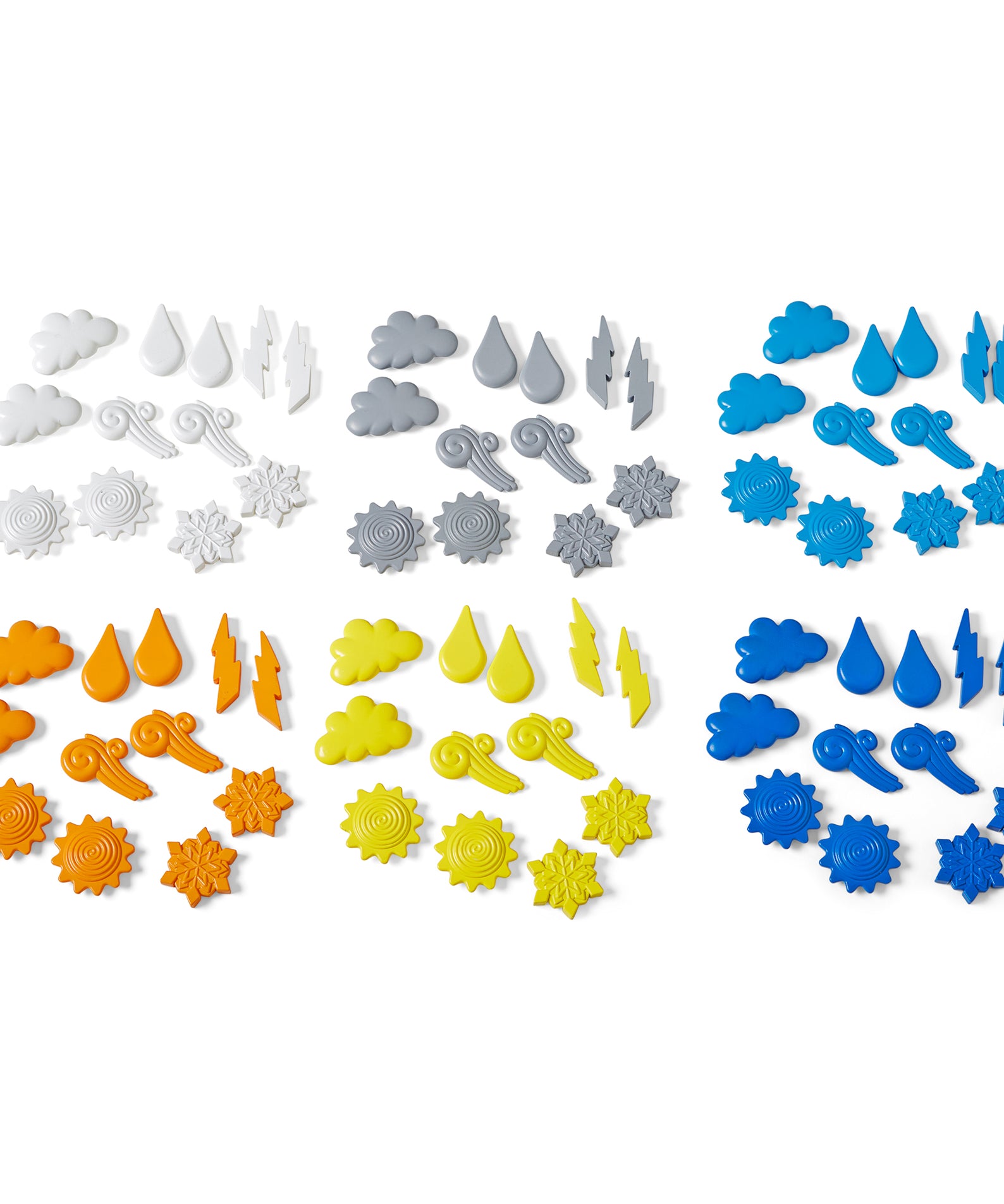 Learning Resources Explore the Weather Counters Set of 72 Recycled Maths Counters for Kids Ages 3 Plus