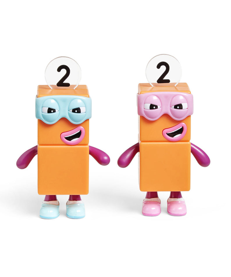 Learning Resources Numberblock Four and the Terrible Twos, Collectible Figures for Imaginative Play, Officially Licensed Learning Resources Set