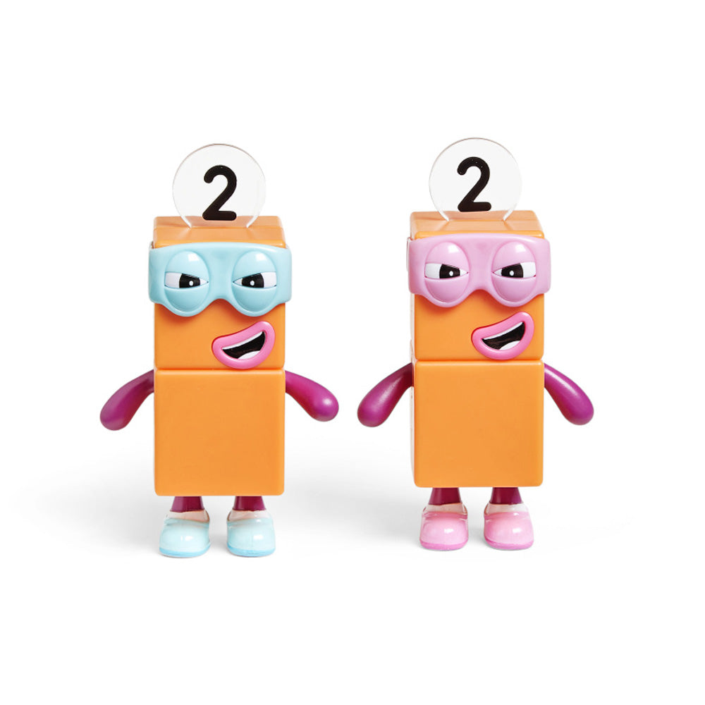 Learning Resources Numberblock Four and the Terrible Twos, Collectible Figures for Imaginative Play, Officially Licensed Learning Resources Set