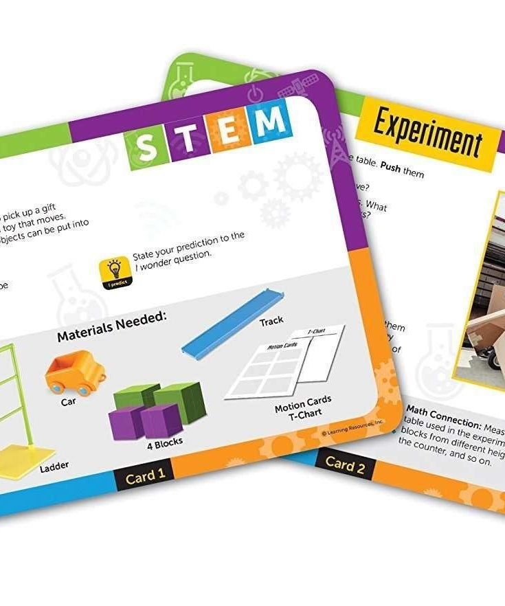 Learning Resources STEM Force and Motion Activity Set, Hands-On Science Kit for Kids, Ages 5+