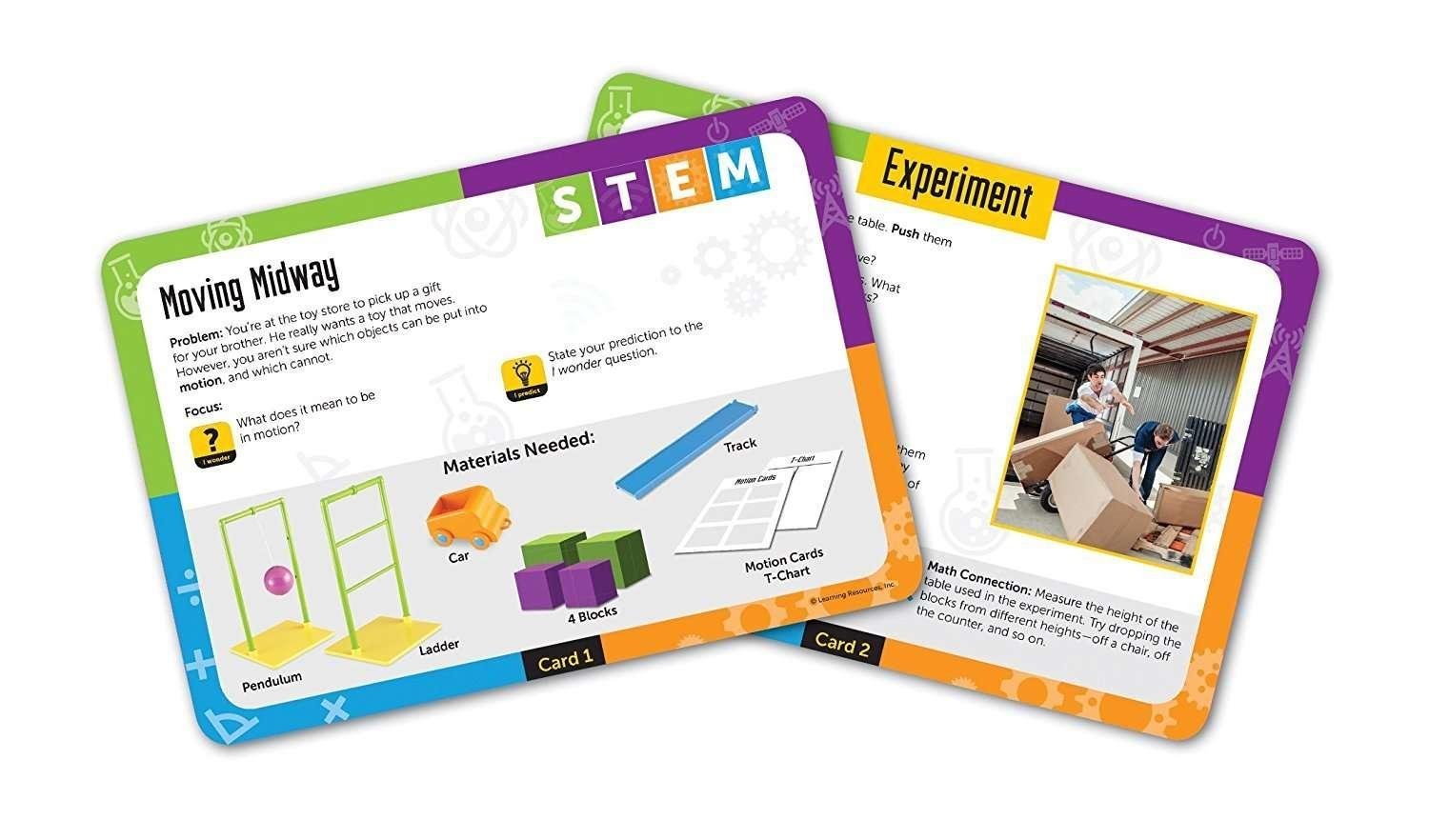 Learning Resources STEM Force and Motion Activity Set, Hands-On Science Kit for Kids, Ages 5+