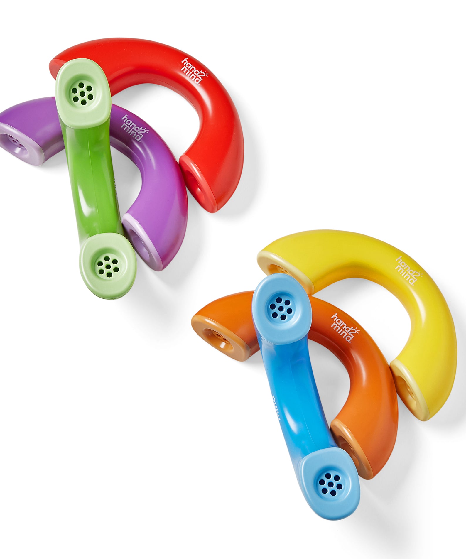 Learning Resources Phoneme Phones (Set of 6), Phonics and Speech Therapy Tool for Building Phonemic Awareness, Whisper Reading, and Pronunciation Practice, Ages 3+