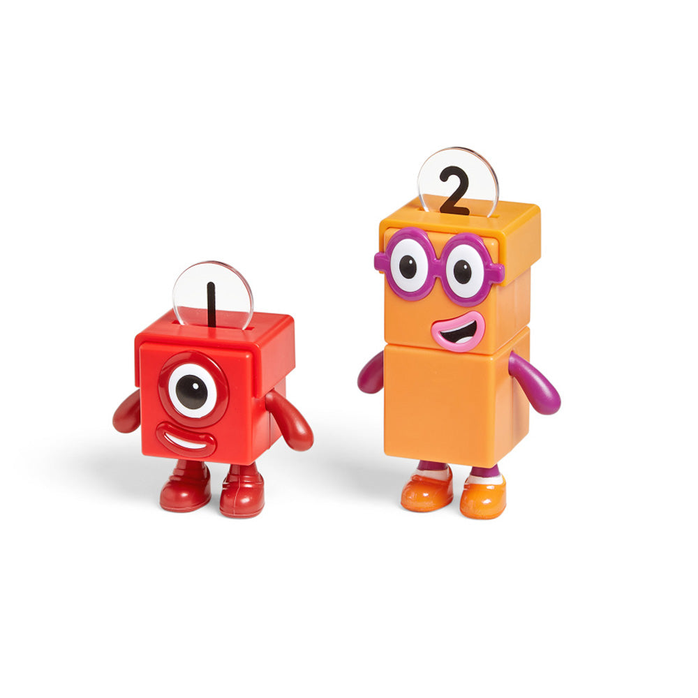Learning Resources Numberblocks One and Two Bike Adventure, Collectible Figures with Tandem Bike & Accessories, Officially Licensed Learning Resources Set