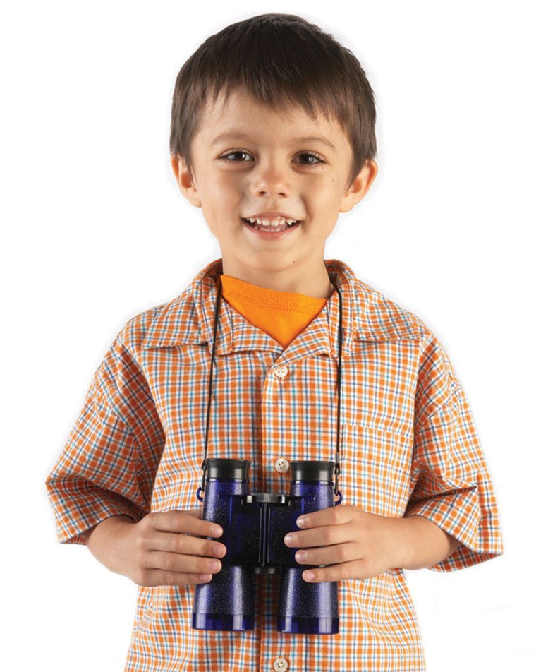 Learning Resources Primary Science Binoculars, 6x Magnification, Durable Child-Friendly Design with Neck Strap, Ideal for Early Exploration, Ages 3+