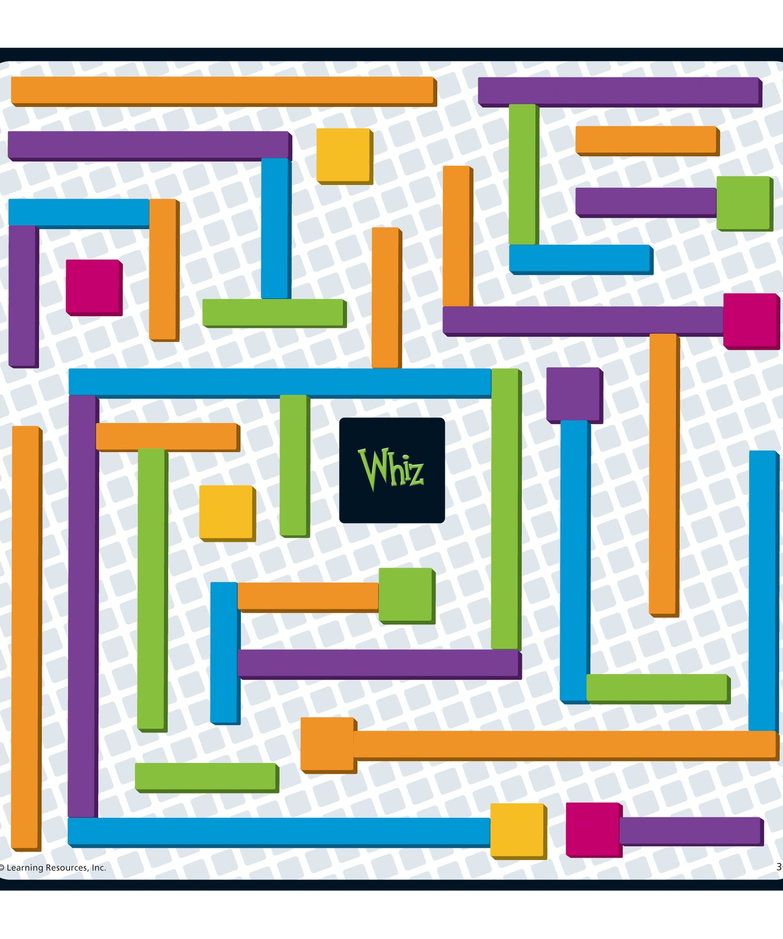 Learning Resources iTrax Critical Thinking Game, Fast-Paced Strategy and Problem-Solving Game for Kids, Includes 3 Levels of Play, 44 Pieces, and 25 Challenge Cards, Ages 6+