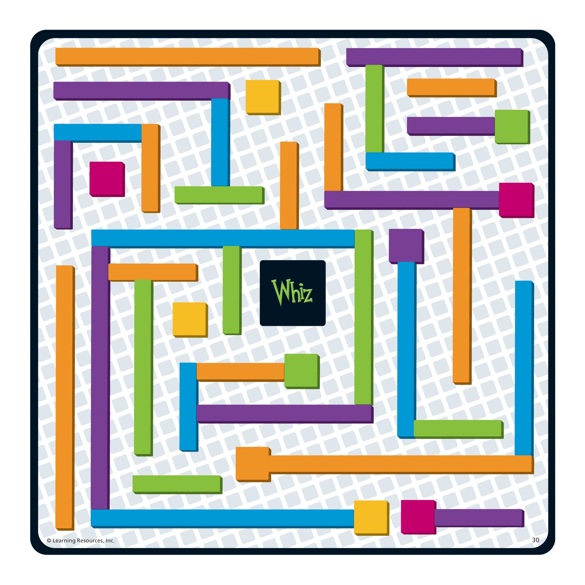 Learning Resources iTrax Critical Thinking Game, Fast-Paced Strategy and Problem-Solving Game for Kids, Includes 3 Levels of Play, 44 Pieces, and 25 Challenge Cards, Ages 6+