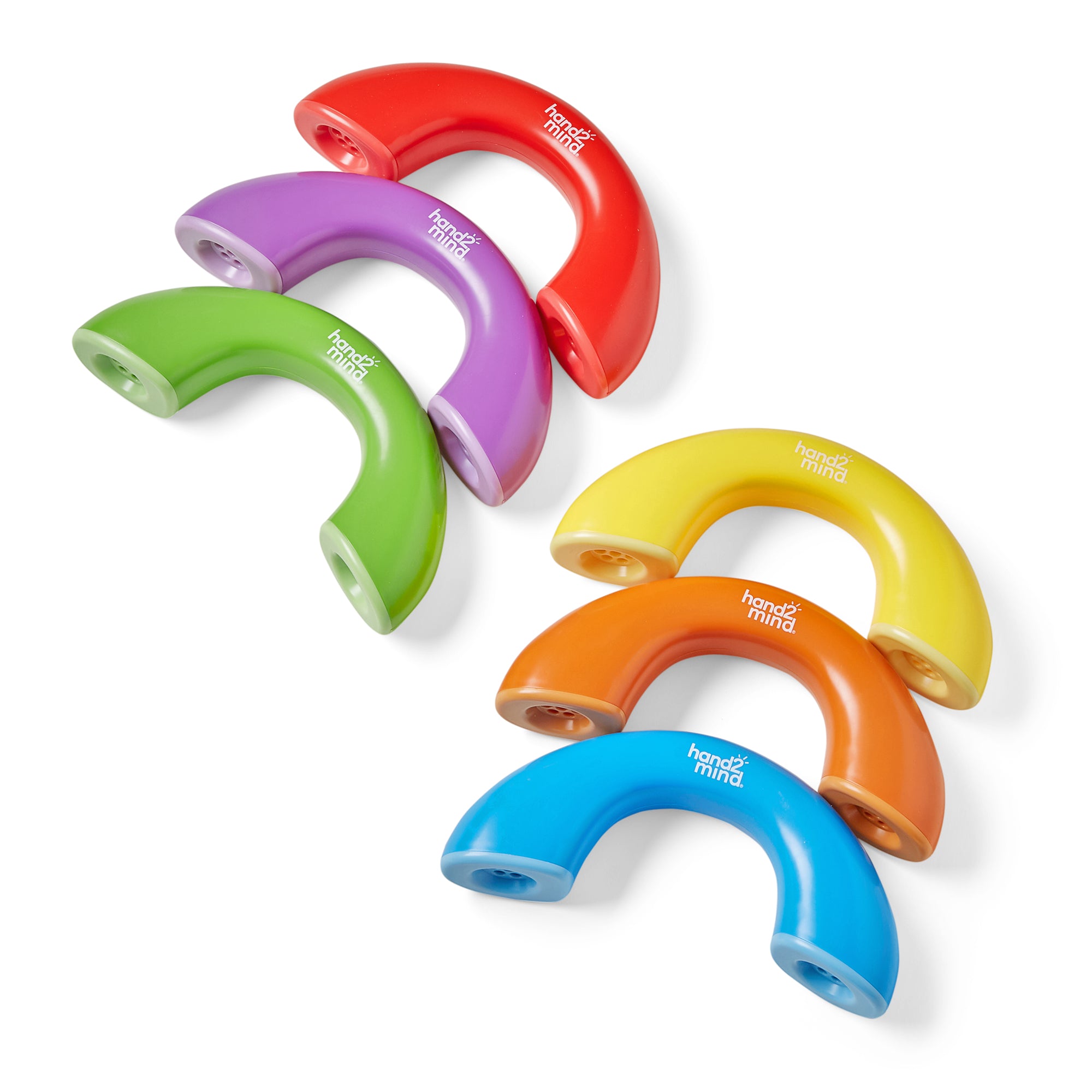 Learning Resources Phoneme Phones (Set of 6), Phonics and Speech Therapy Tool for Building Phonemic Awareness, Whisper Reading, and Pronunciation Practice, Ages 3+