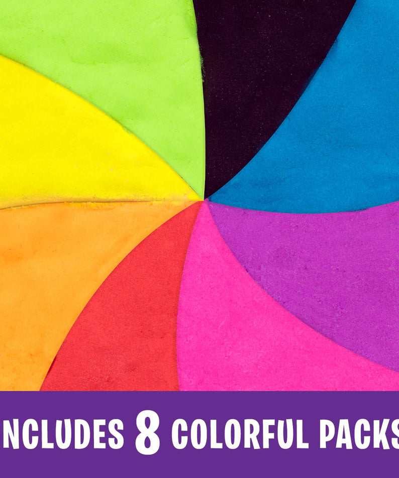 Learning Resources Playfoam Sand 8-Pack Sensory Play Sand for Fine Motor Skills and Calming Activity Never Dries Out Includes 8 Colors