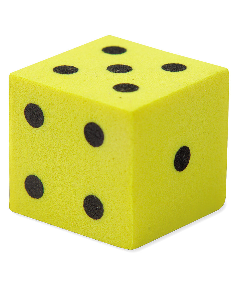 Learning Resources Soft Foam Dot Dice, Set of 200, Quiet and Durable Dice for Classroom Games, Maths Activities, and Probability Learning