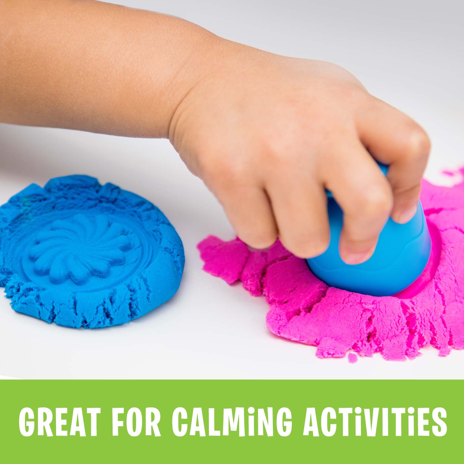Learning Resources Playfoam Sand Sensory Set, Fine Motor Skill Development and Tactile Play, Never Dries Out, Includes Sensory Bin, Tools, and Playfoam Sand