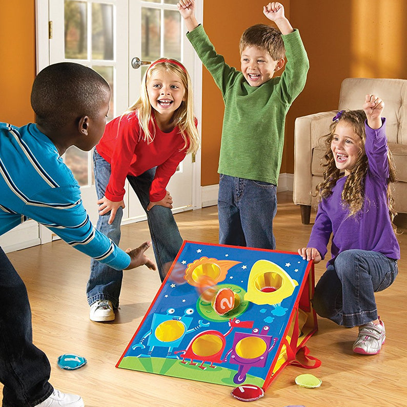 Learning Resources Smart Toss Early Skills Activity Set, Interactive Bean Bag Game for Physical and Numeracy Skill Development