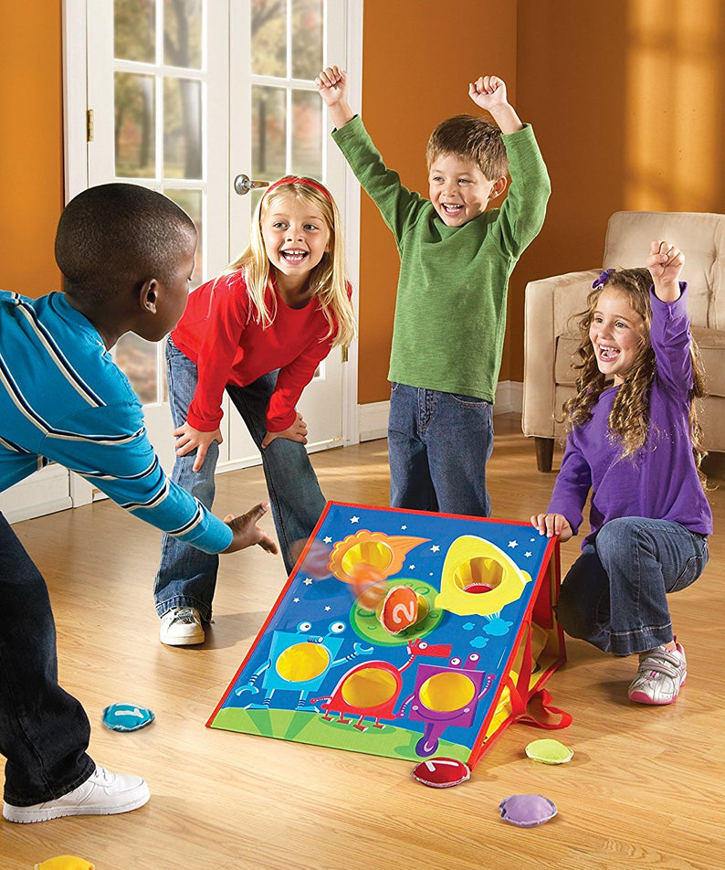 Learning Resources Smart Toss Early Skills Activity Set, Interactive Bean Bag Game for Physical and Numeracy Skill Development