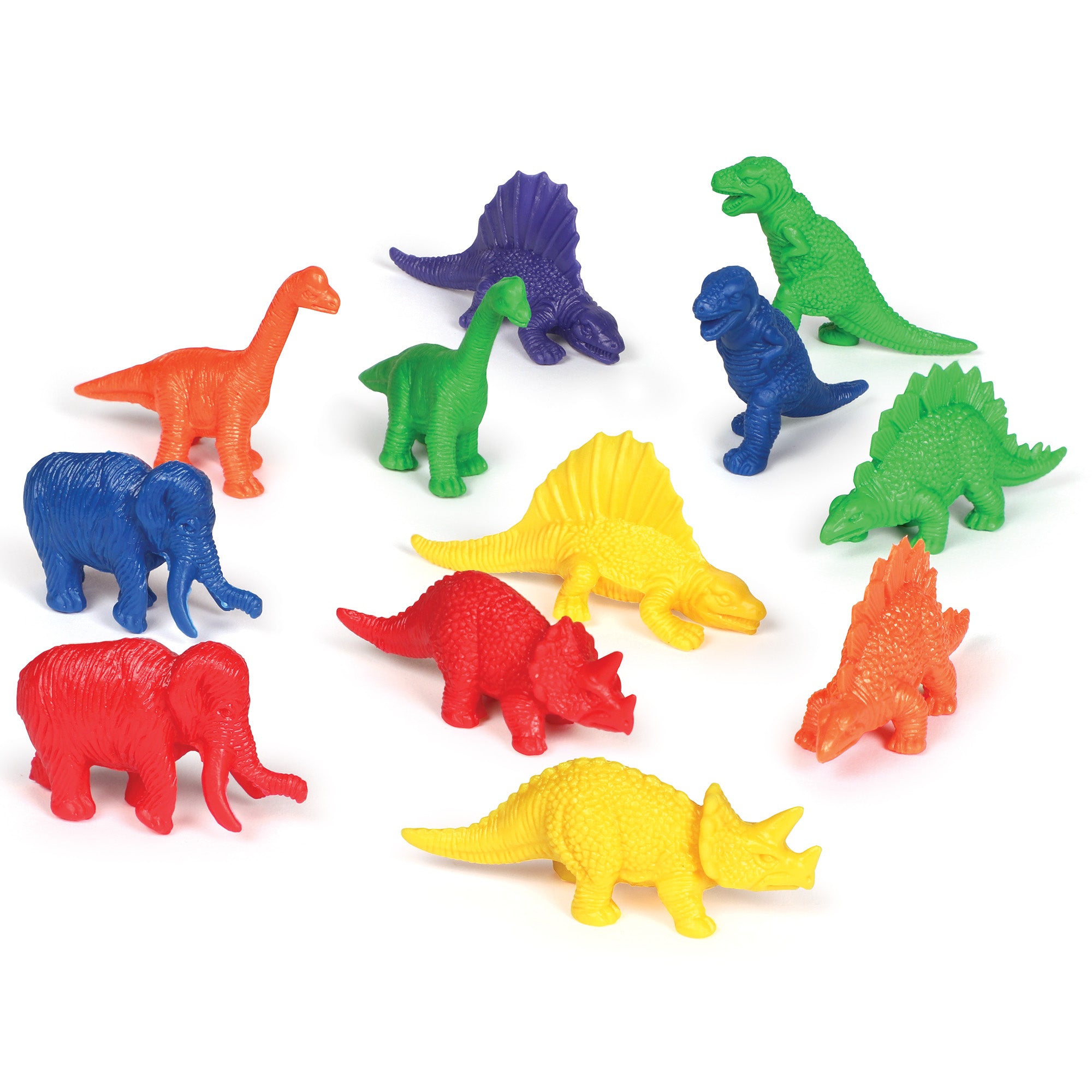 Learning Resources Mini Dino Counters, Set of 108, Early Maths Sorting & Counting Toy, Includes Storage Tub & Activity Booklet, Ages 3+