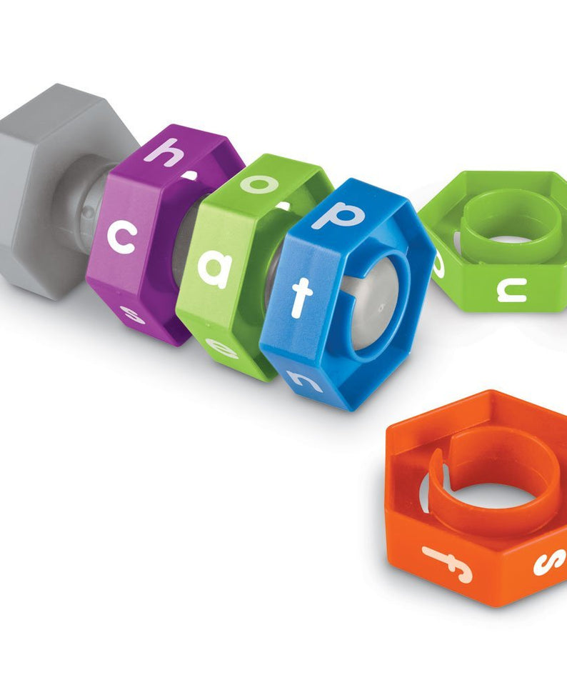 Learning Resources Word Construction, Hands-On Literacy Tool, Encourages Early Word Building & Spelling, Includes Activity Guide, Learning Resources