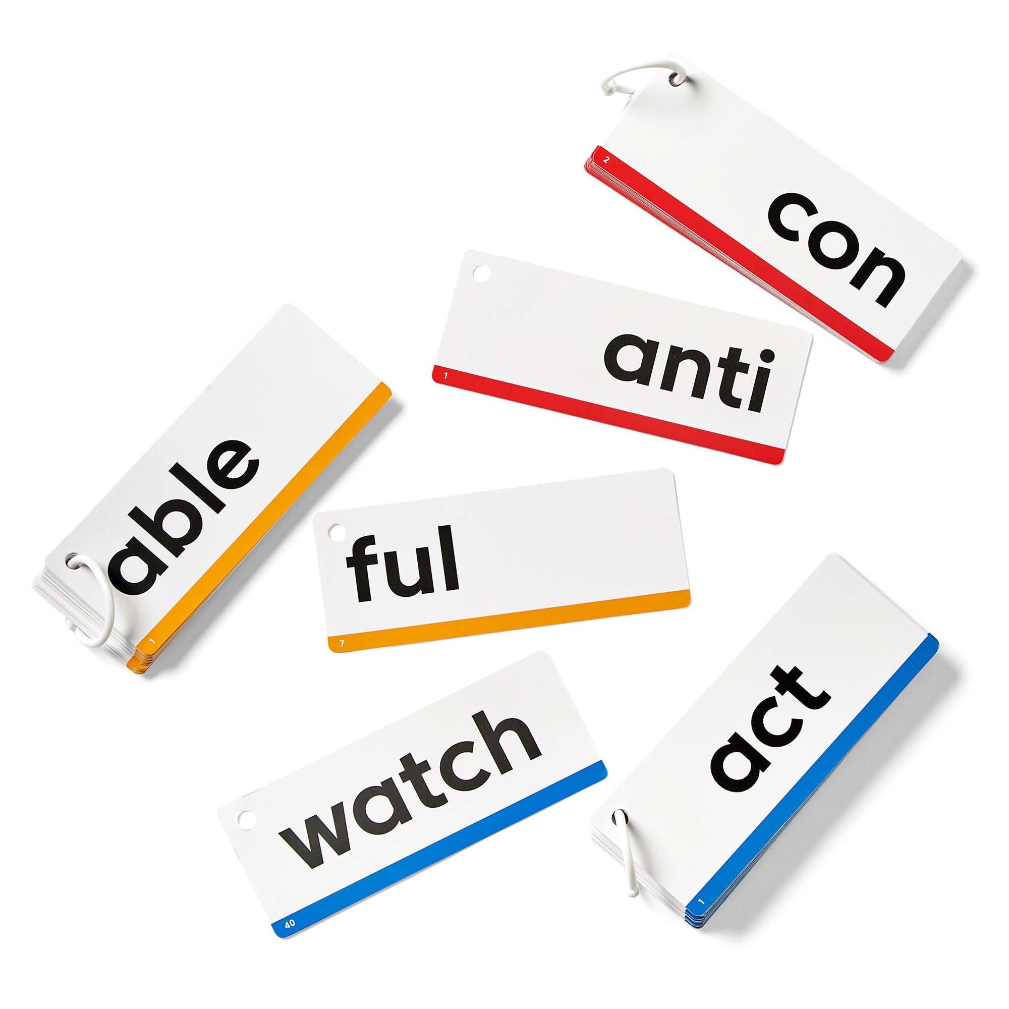 Learning Resources Morphology Wall Card Set, 215 Piece Literacy Resource for Teaching Prefixes, Suffixes, Root and Base Words, Color-Coded with Magnets and Teacher Guide, Ages 7 and Up