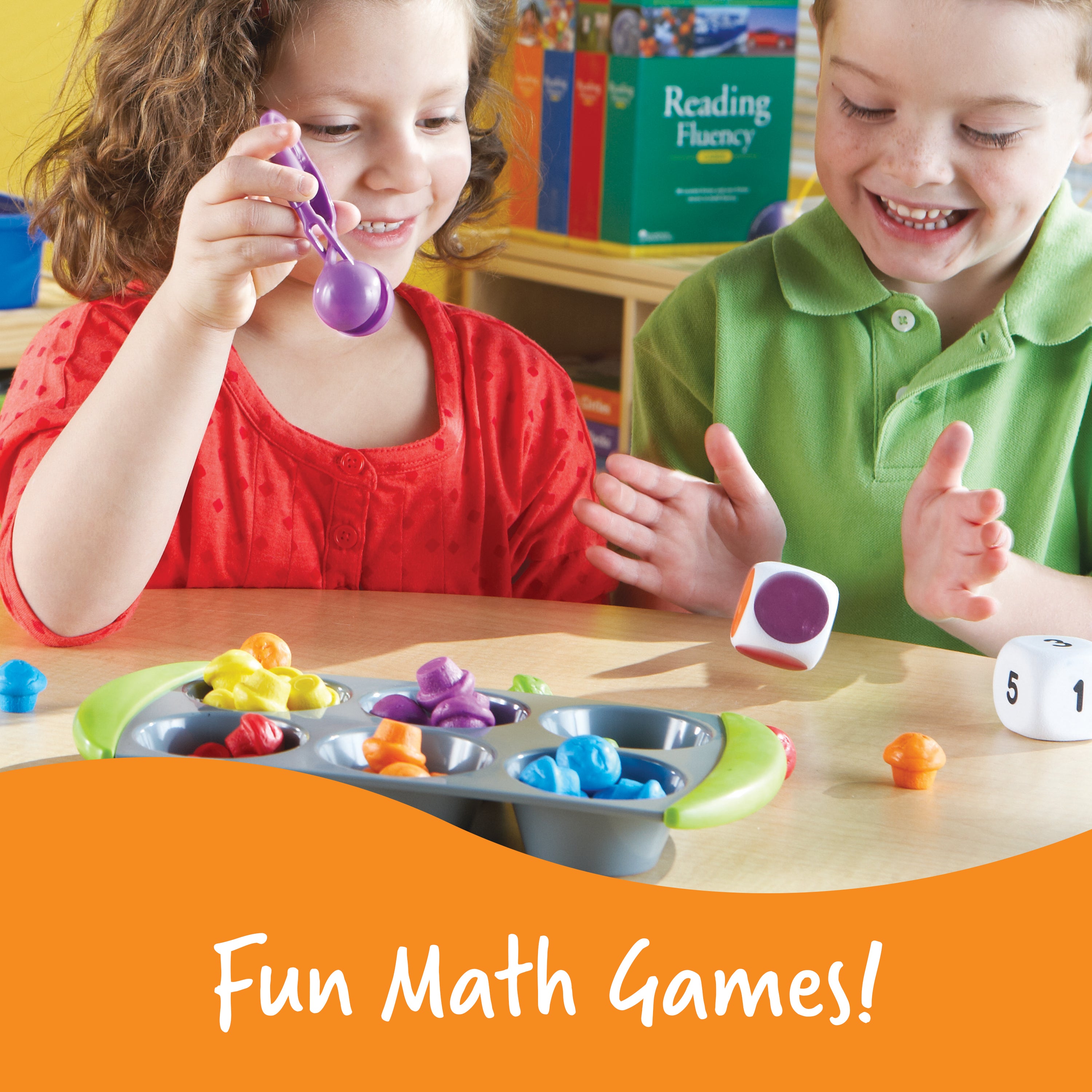 Learning Resources Mini Muffin Match Up, Hands-On Early Maths Activity Set for Colour, Number Recognition, and Fine Motor Skills, Ages 3+
