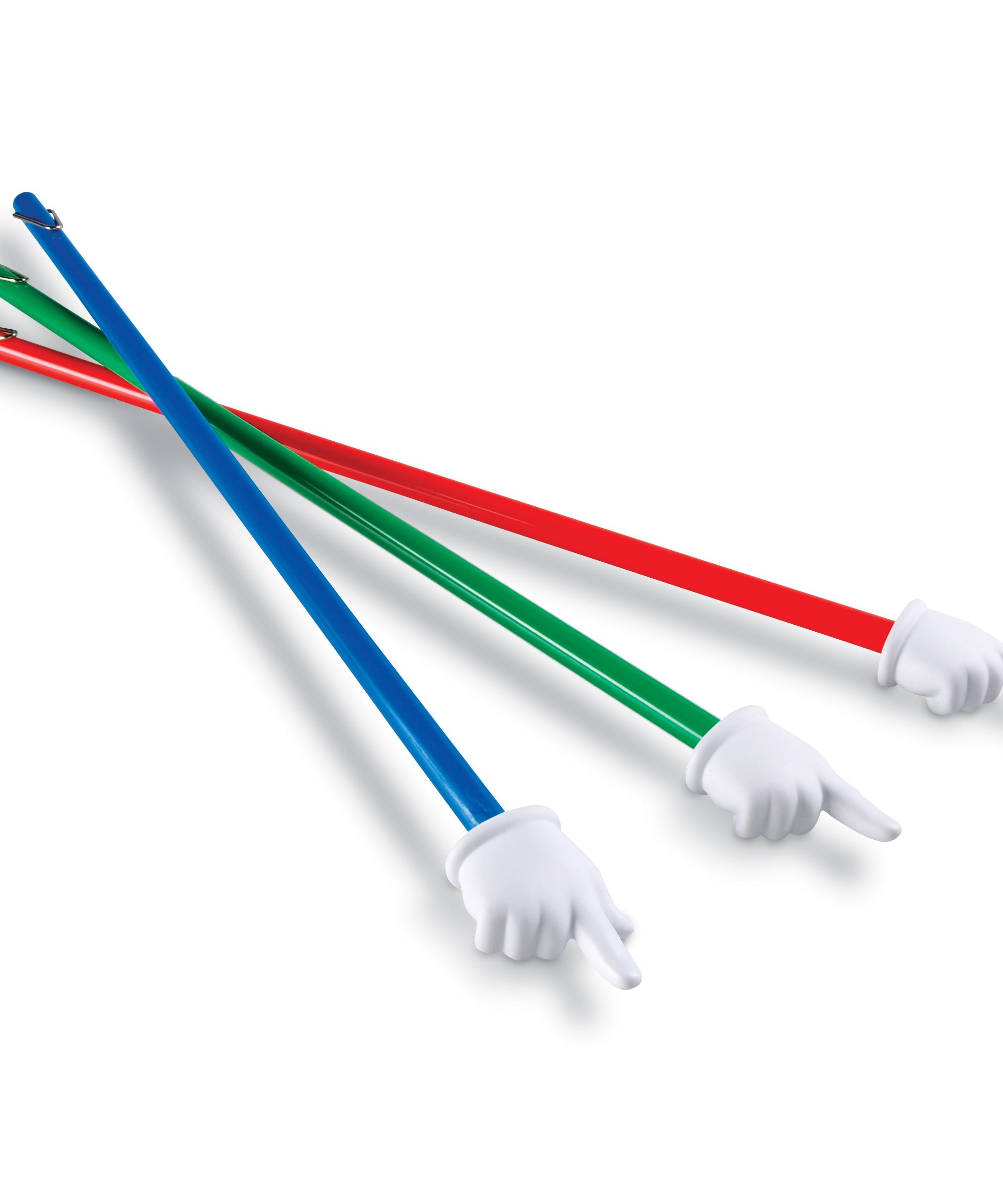 Learning Resources Hand Pointers Set of 3 Extra Long 24 Inch Classroom Pointers for Kids Ages 3 Plus